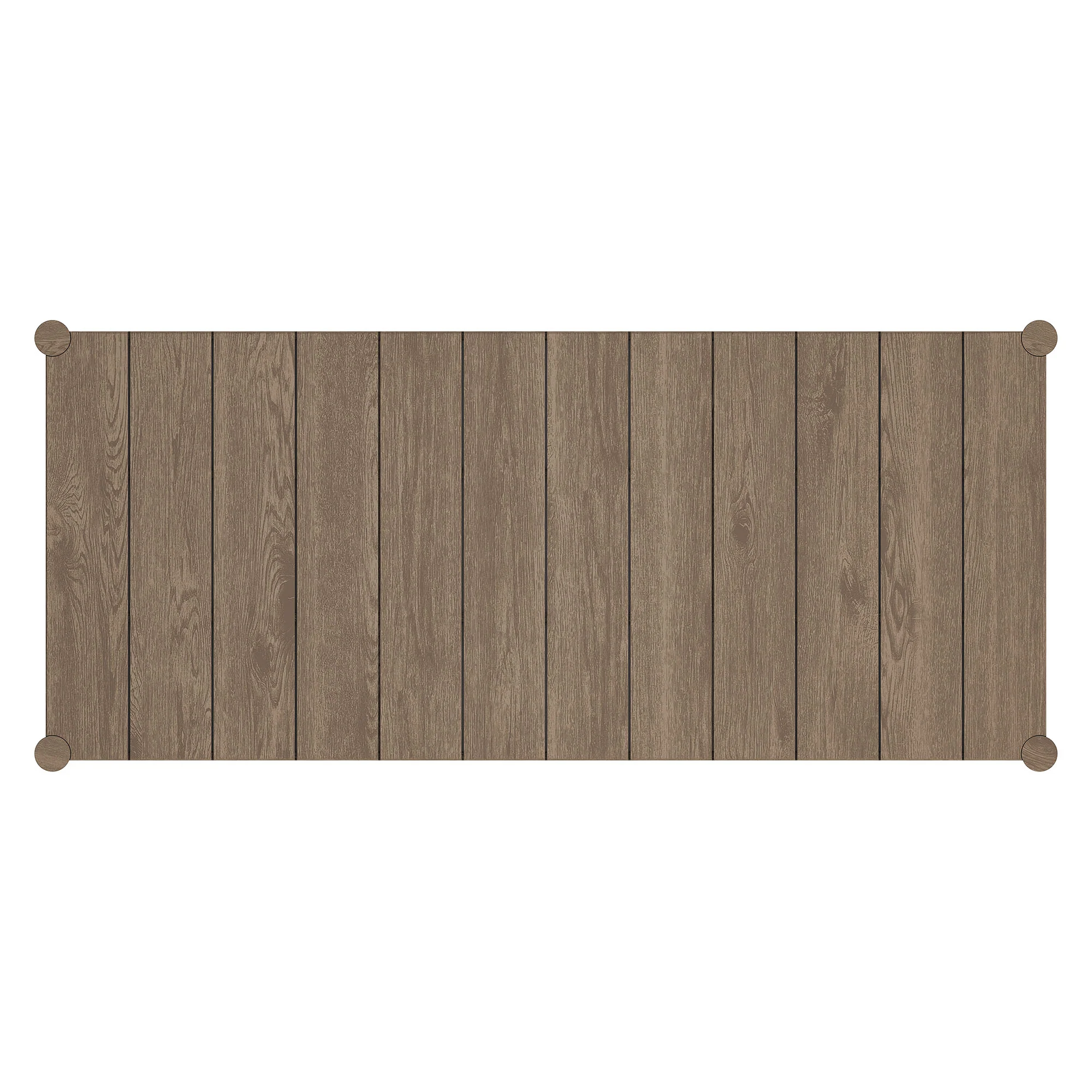Eleni 89-Inch Outdoor Patio Teak Wood Dining Table by Modway - Image 13