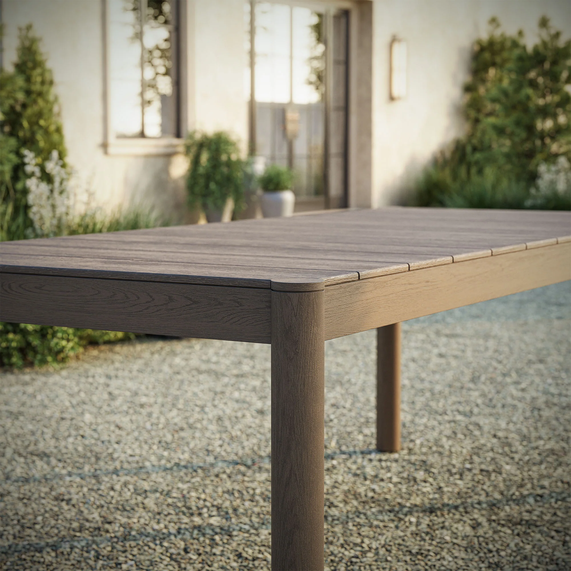 Eleni 89-Inch Outdoor Patio Teak Wood Dining Table by Modway - Image 15