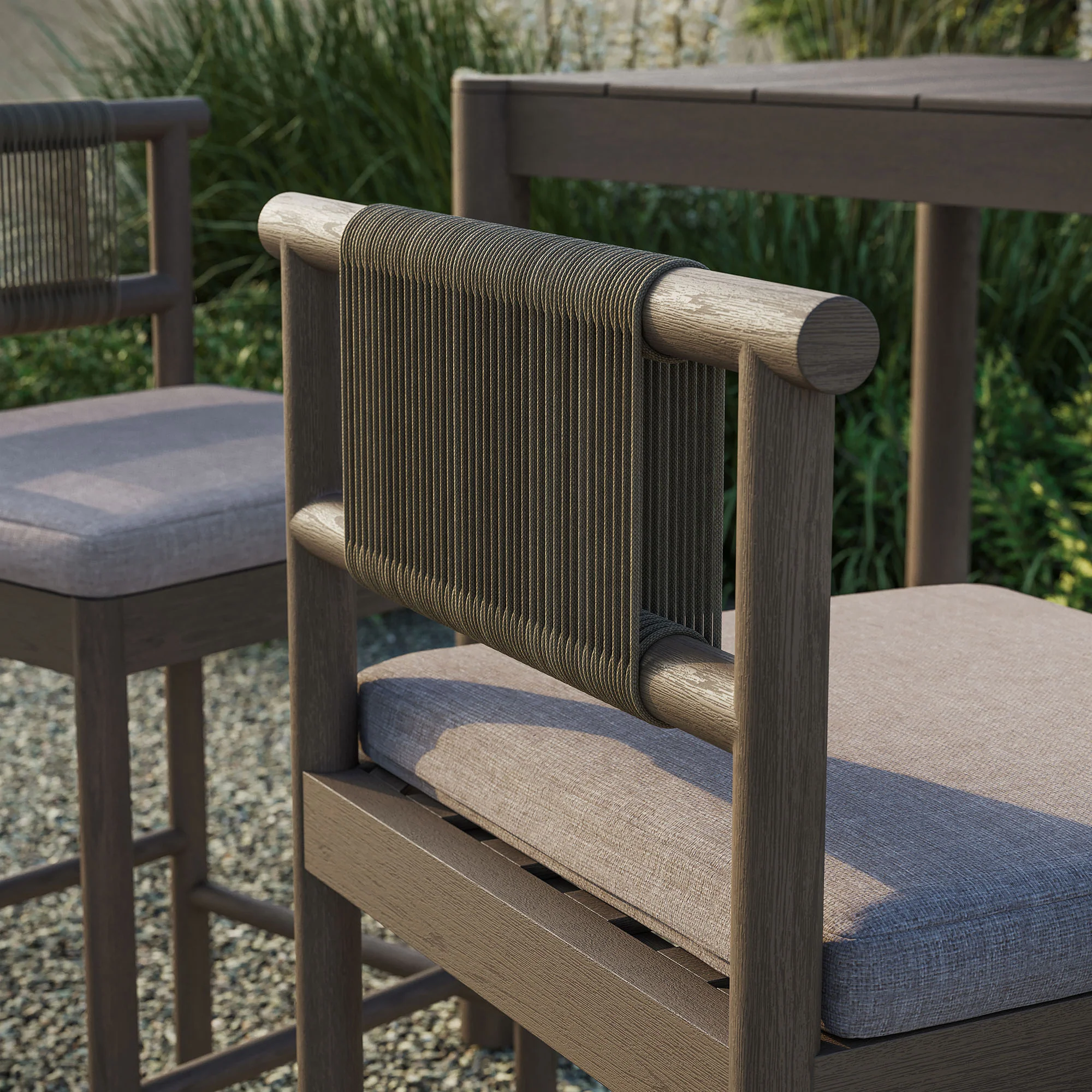 Eleni Outdoor Patio Teak Wood Bar Stools Set of 2 by Modway - Image 27