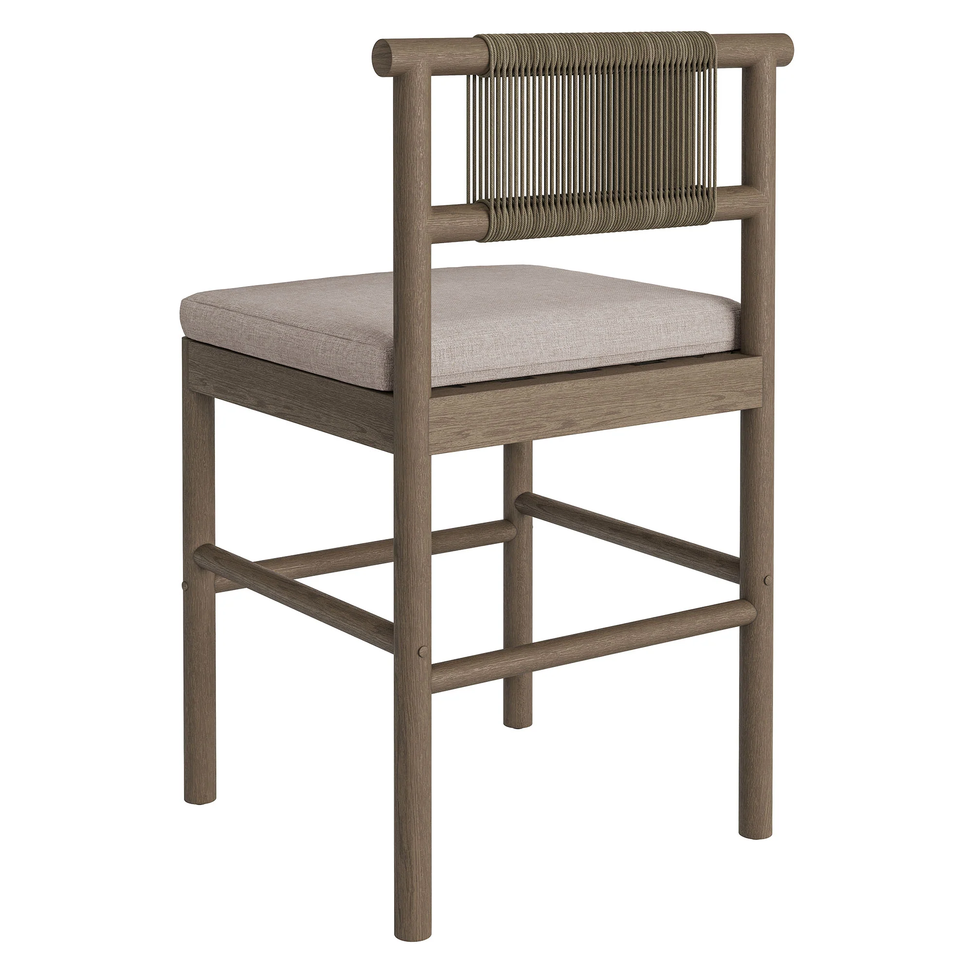 Eleni Outdoor Patio Teak Wood Counter Stools Set of 2 by Modway - Image 24