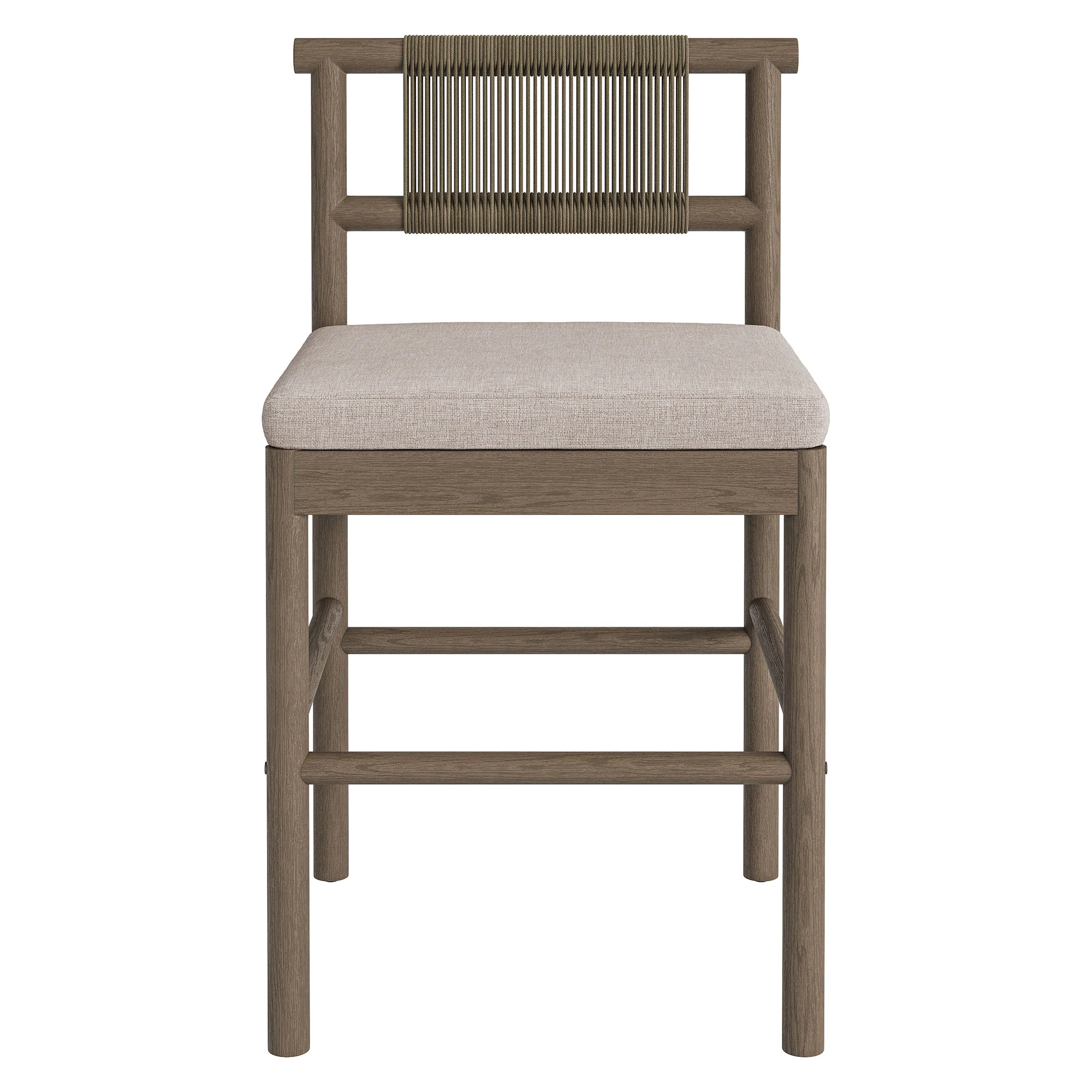 Eleni Outdoor Patio Teak Wood Counter Stools Set of 2 by Modway - Image 25