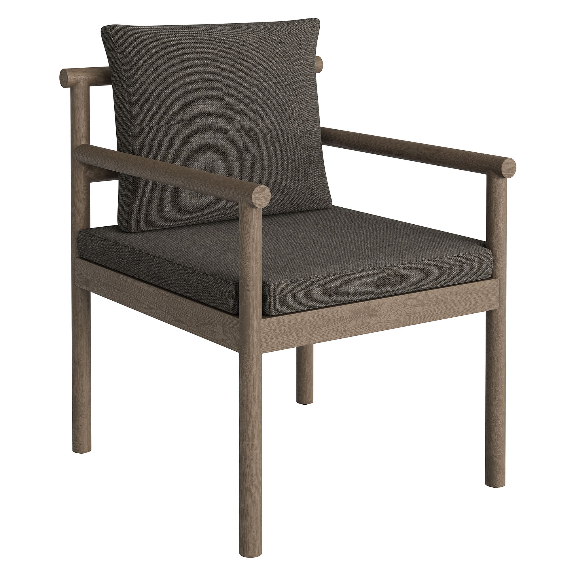 Eleni Outdoor Patio Teak Wood Rope Dining Chair by Modway - Image 11