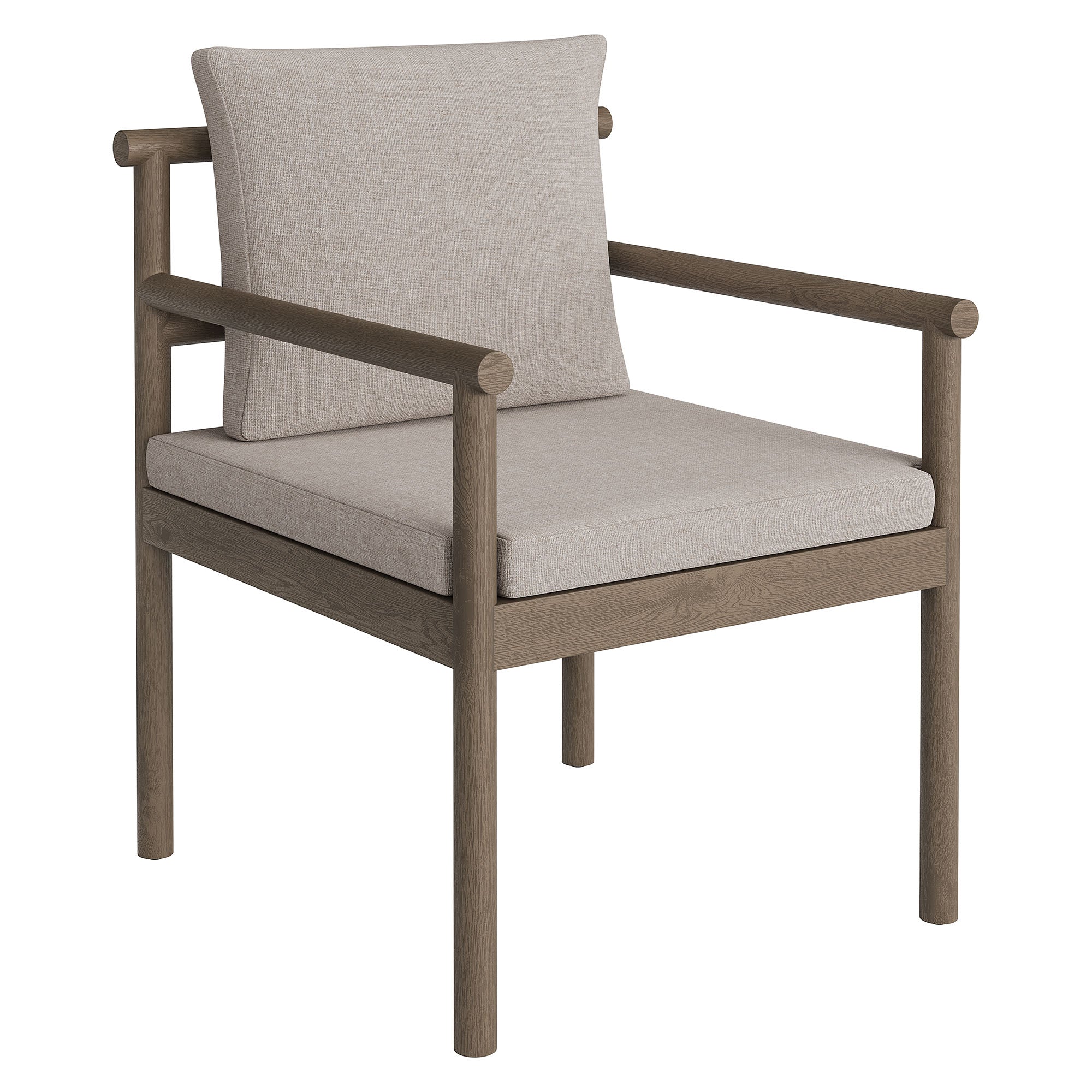 Eleni Outdoor Patio Teak Wood Rope Dining Chair by Modway - Image 21