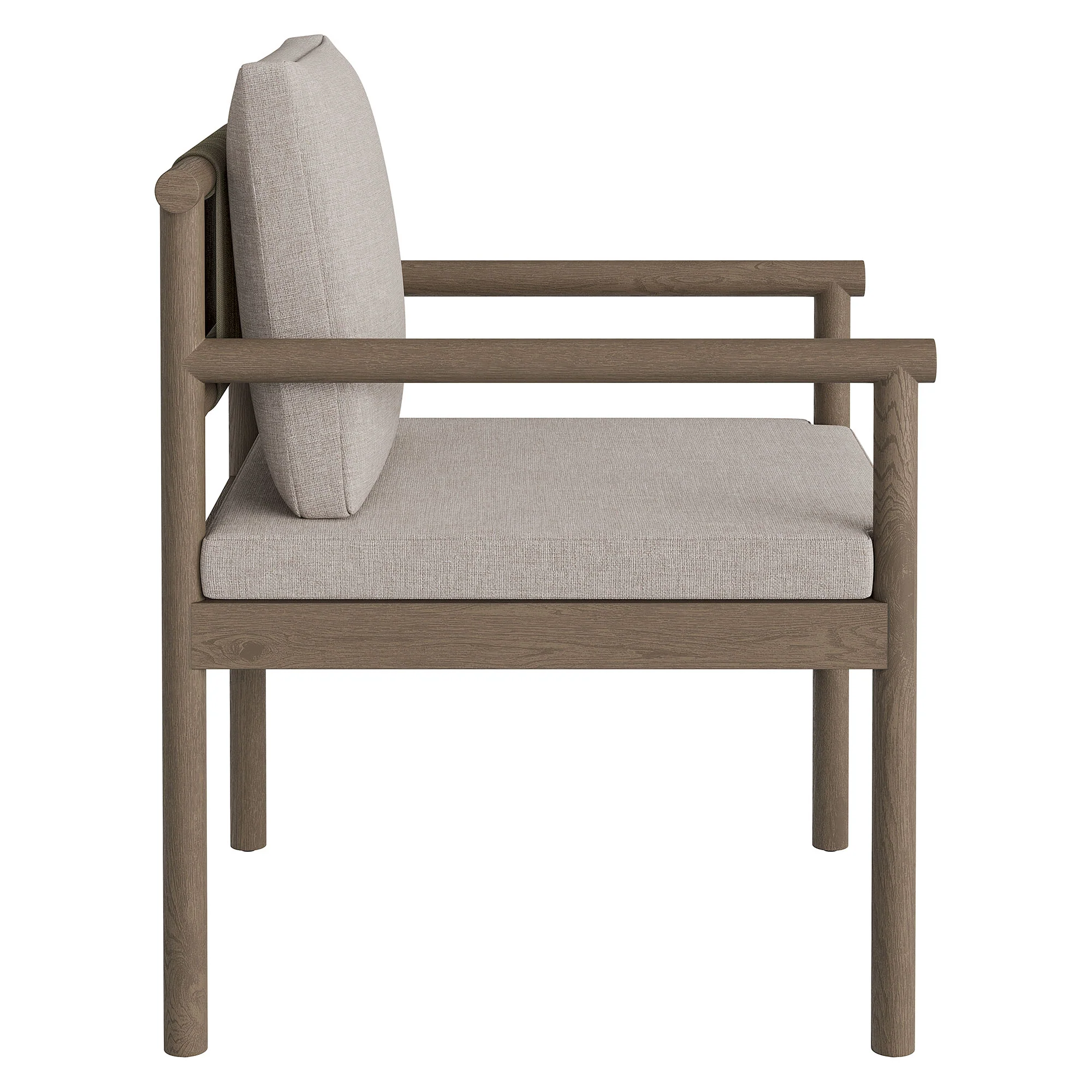 Eleni Outdoor Patio Teak Wood Rope Dining Chair by Modway - Image 22