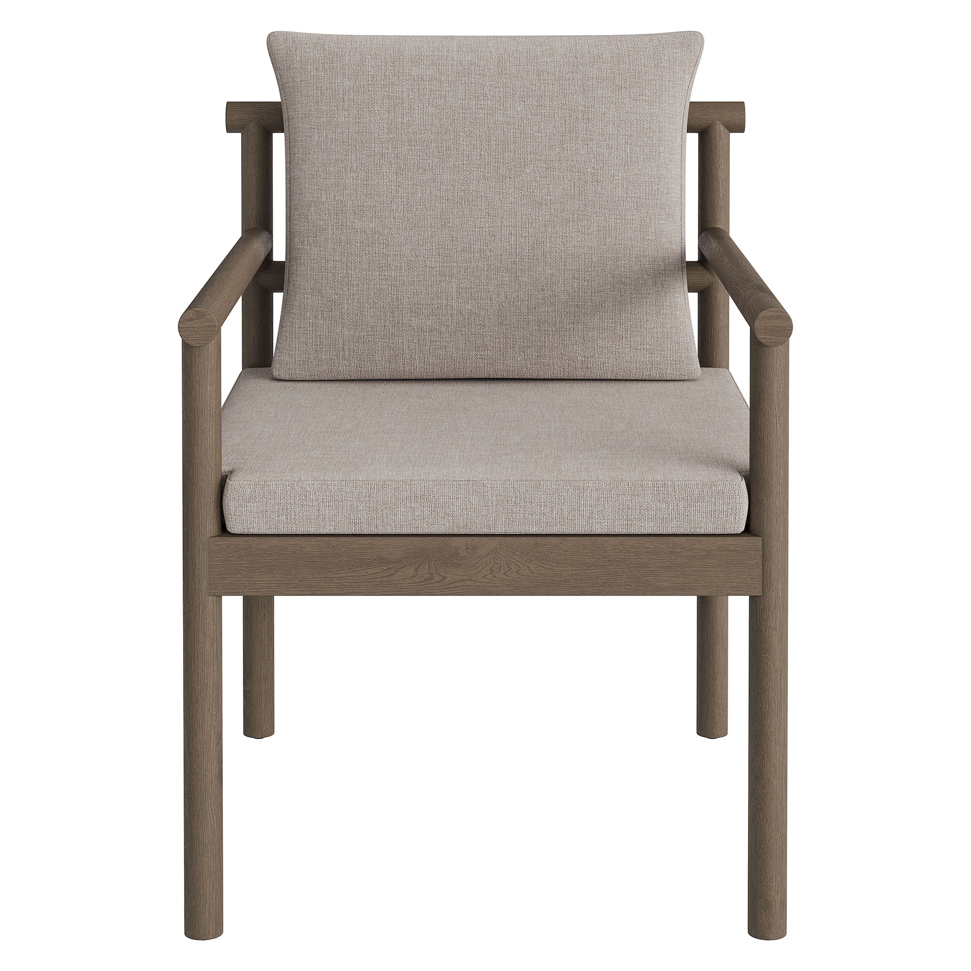 Eleni Outdoor Patio Teak Wood Rope Dining Chair by Modway - Image 24