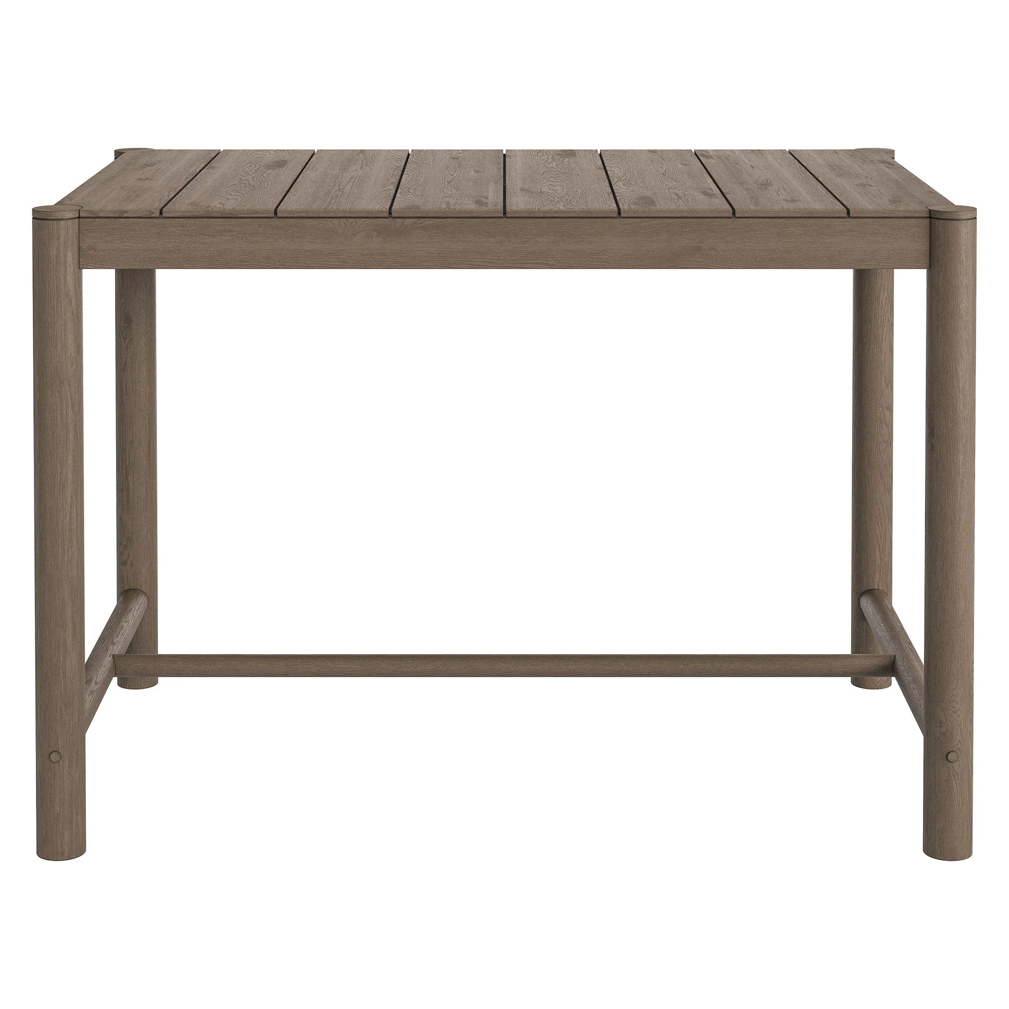 Eleni Rectangle 56-Inch Outdoor Patio Teak Wood Rectangular Bar Table by Modway - Image 12
