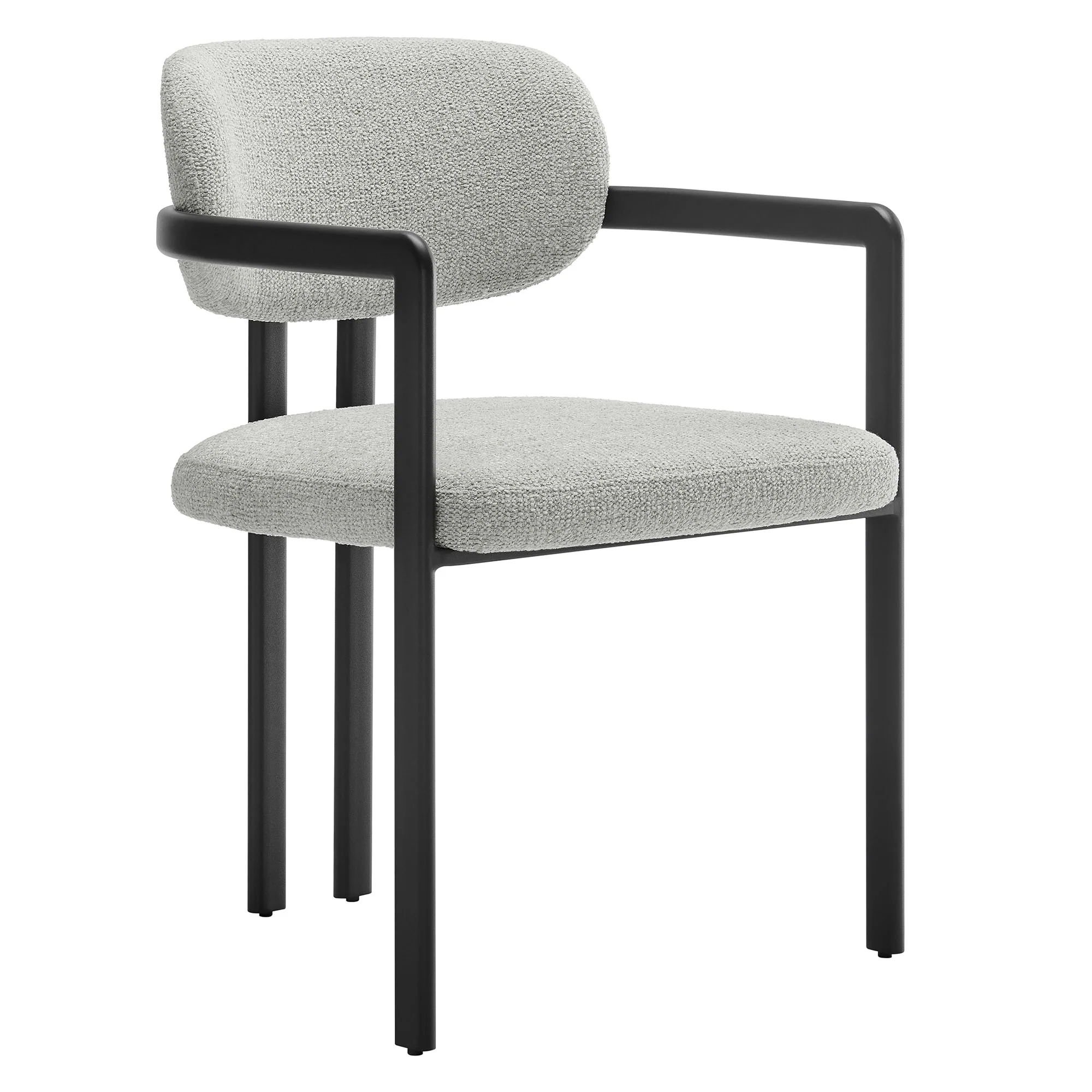 Elio Barrel Fabric and Metal Dining Chair by Modway - Image 11
