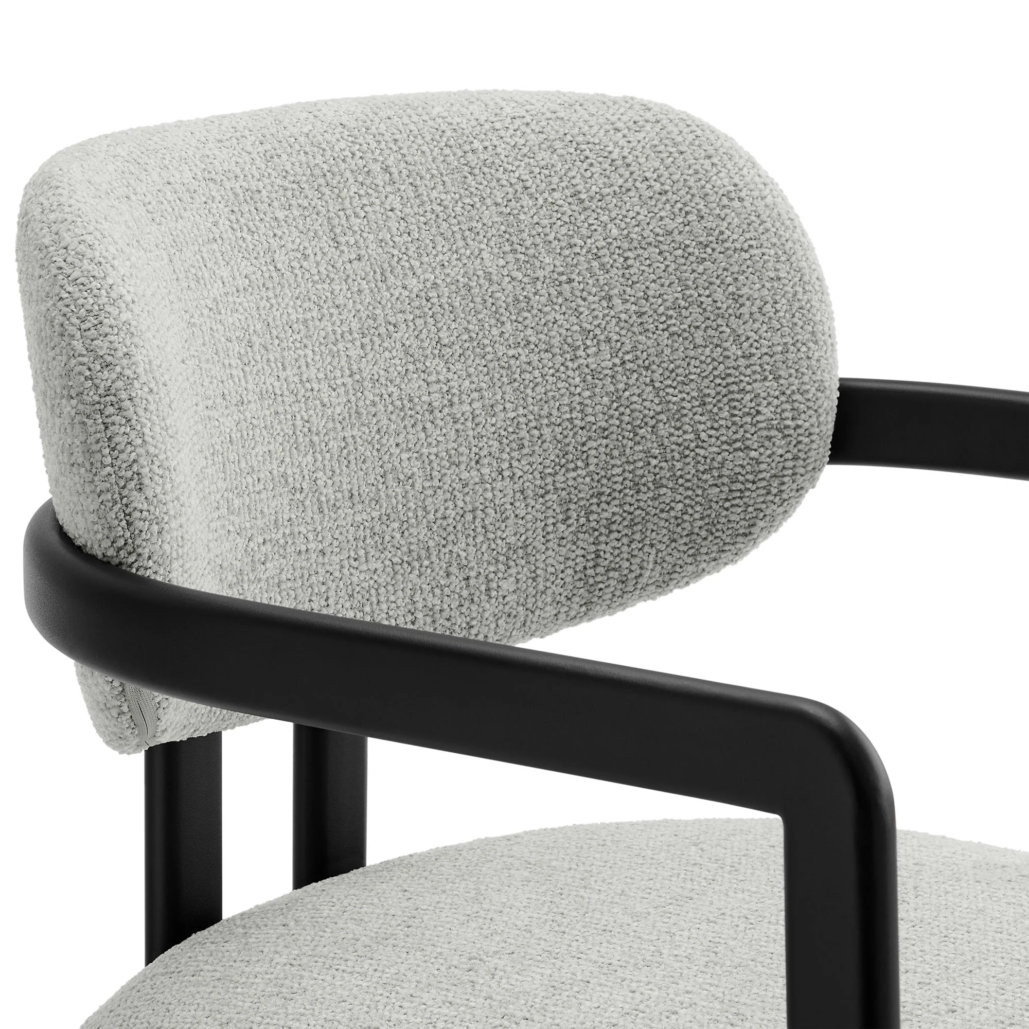 Elio Barrel Fabric and Metal Dining Chair by Modway - Image 15