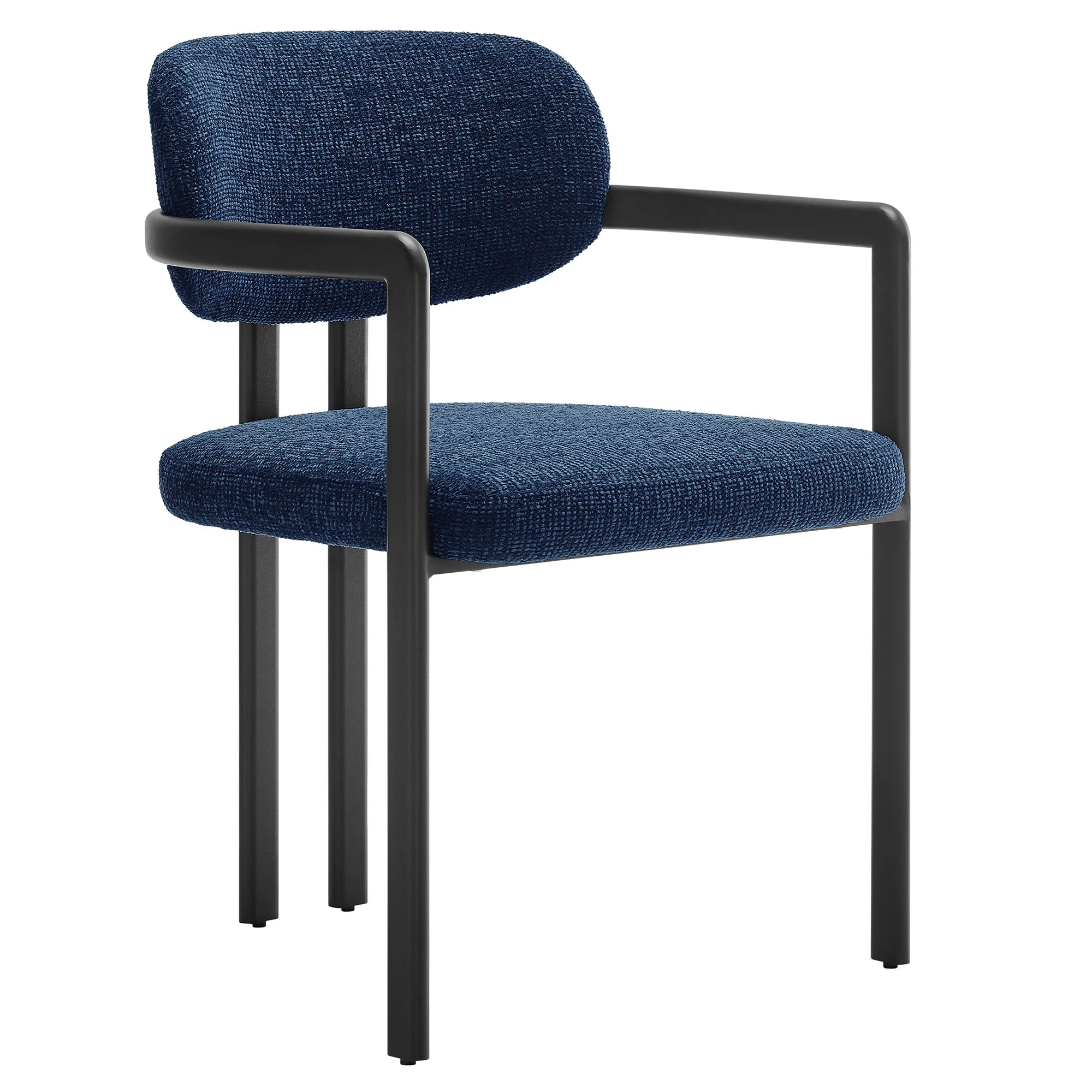 Elio Barrel Fabric and Metal Dining Chair by Modway - Image 21