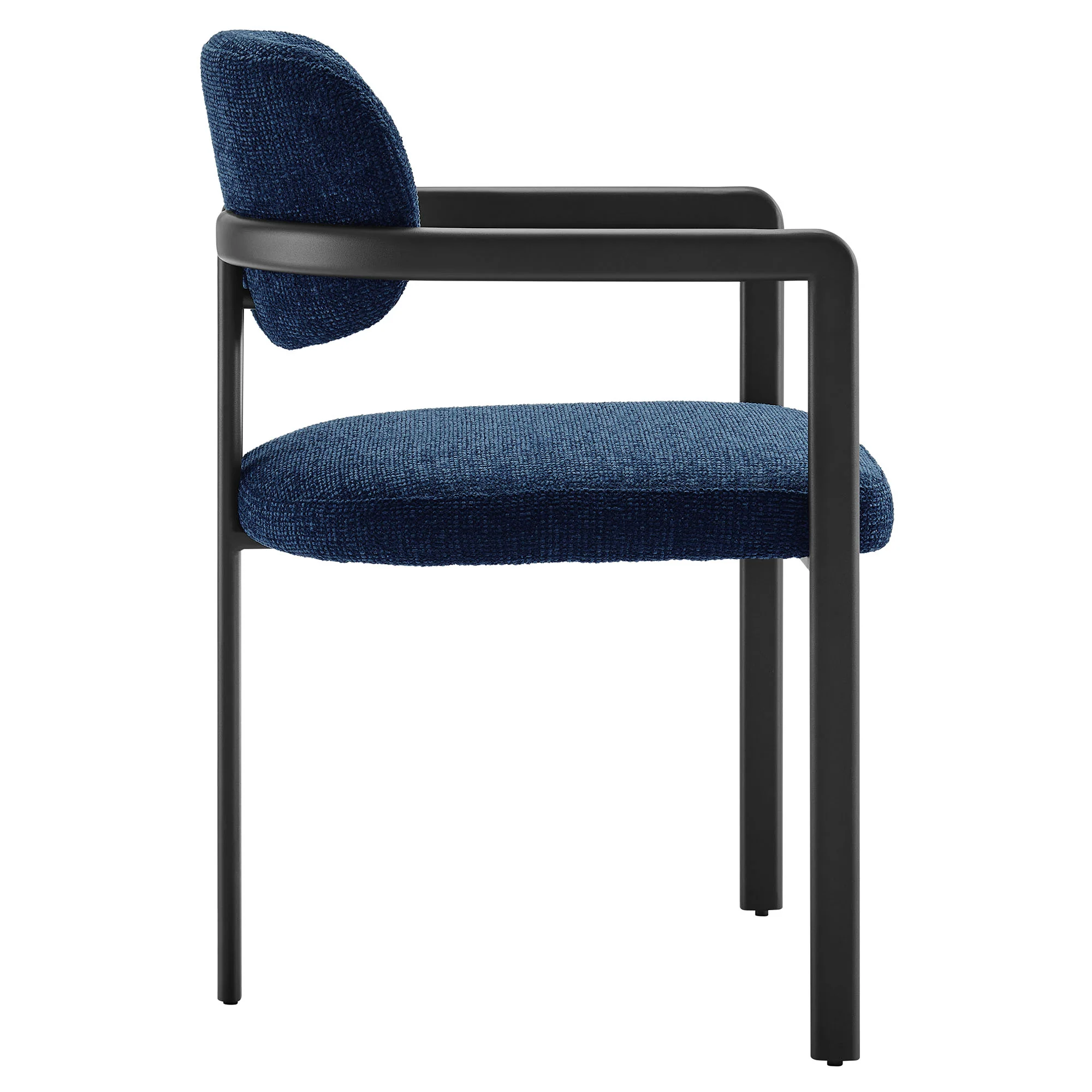 Elio Barrel Fabric and Metal Dining Chair by Modway - Image 22