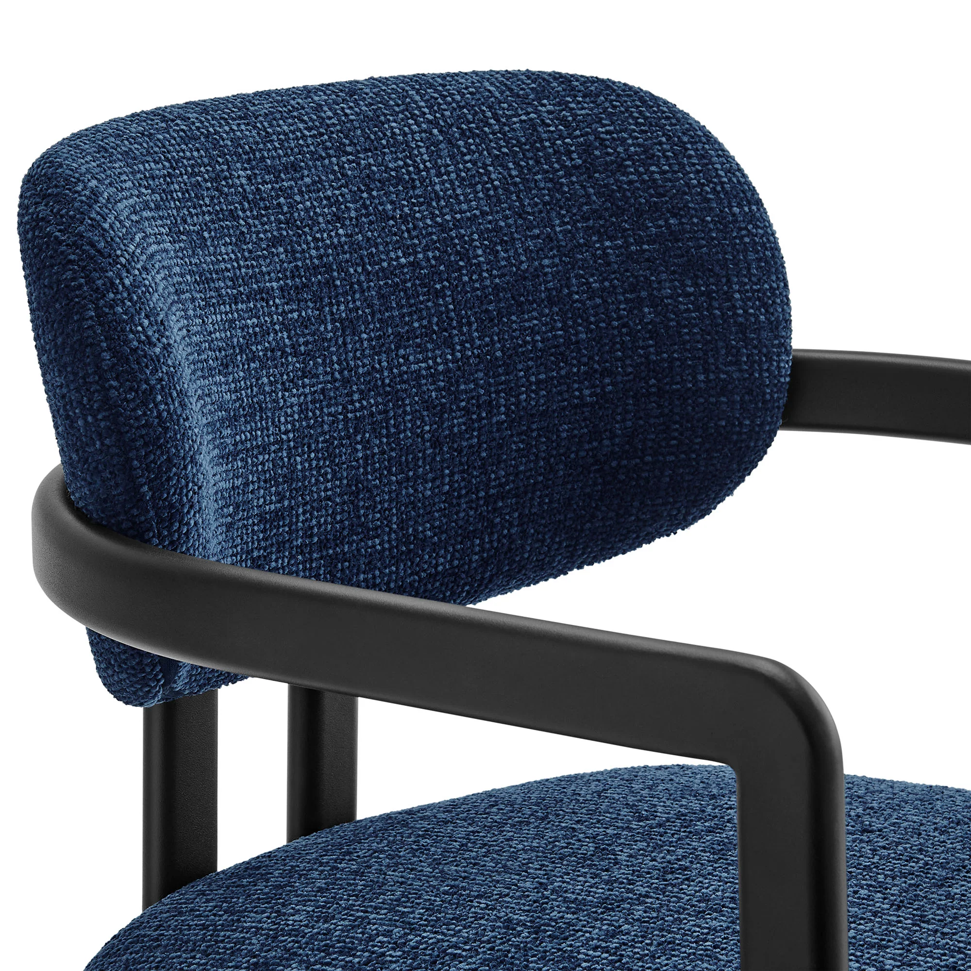 Elio Barrel Fabric and Metal Dining Chair by Modway - Image 25