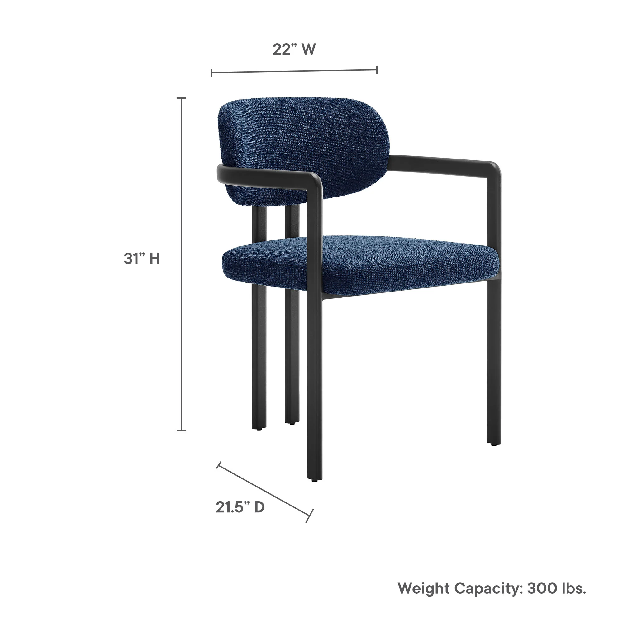 Elio Barrel Fabric and Metal Dining Chair by Modway - Image 29