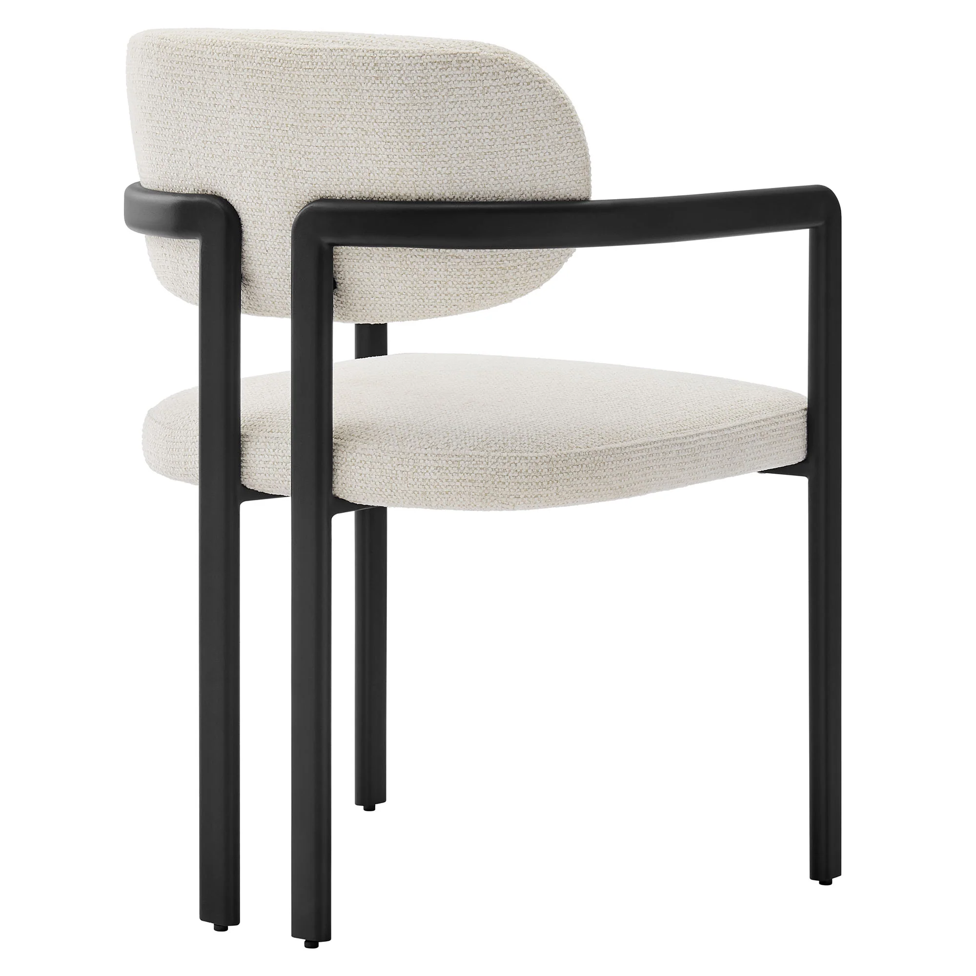 Elio Barrel Fabric and Metal Dining Chair by Modway - Image 4