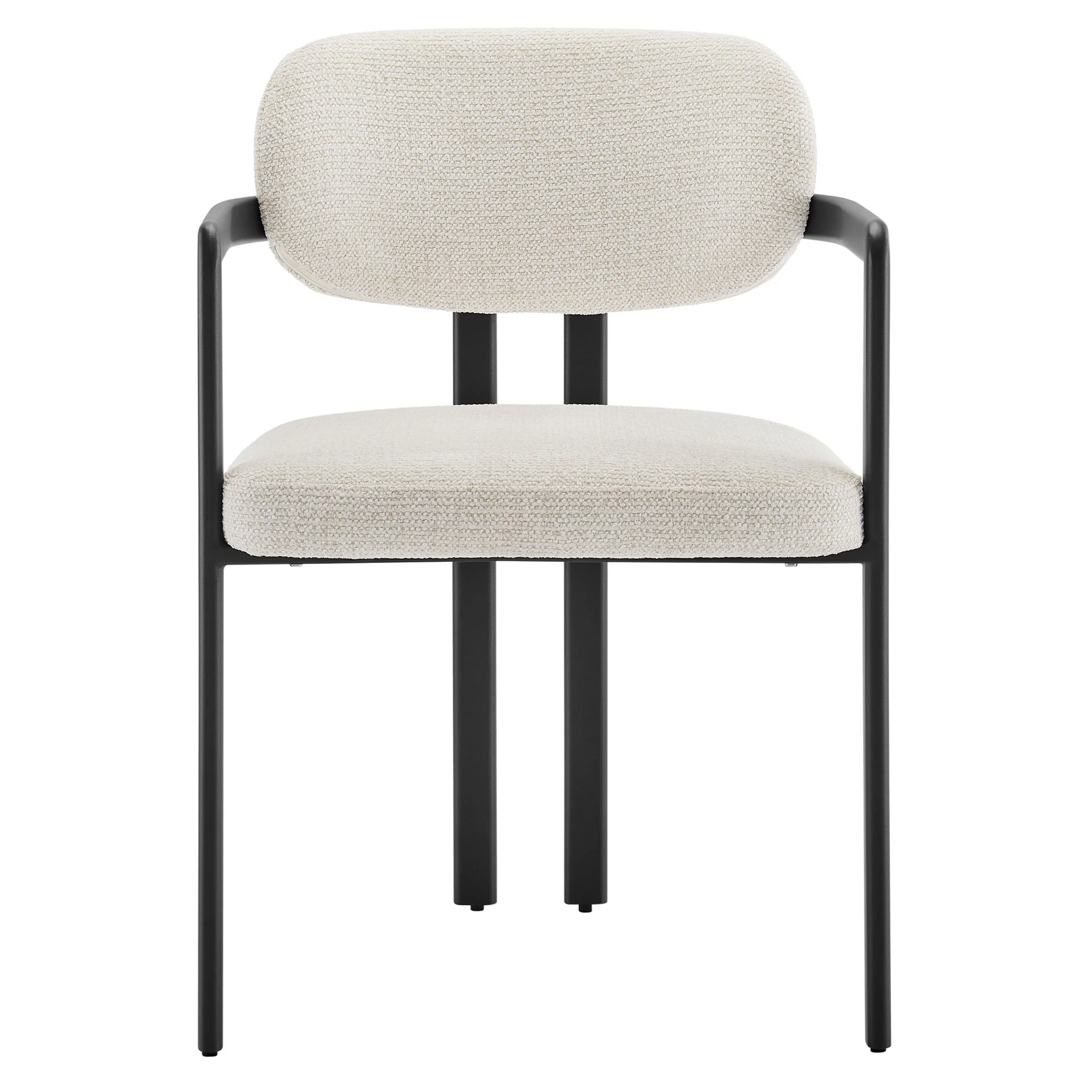 Elio Barrel Fabric and Metal Dining Chair by Modway - Image 5