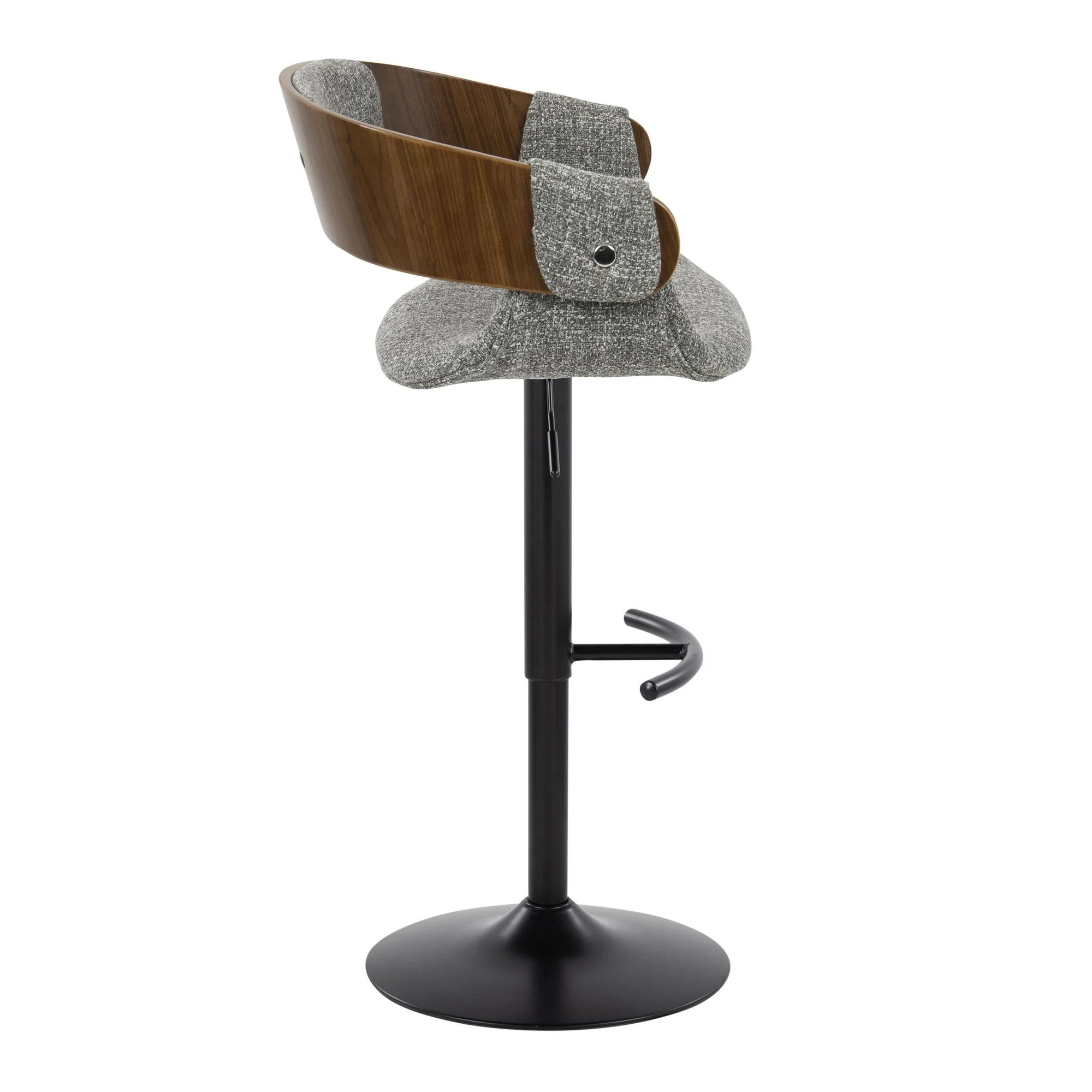 Elisa Adjustable Barstool - Set of 2 By LumiSource - BS-ELISAFB-RT2 BKWLCR2 - Image 17