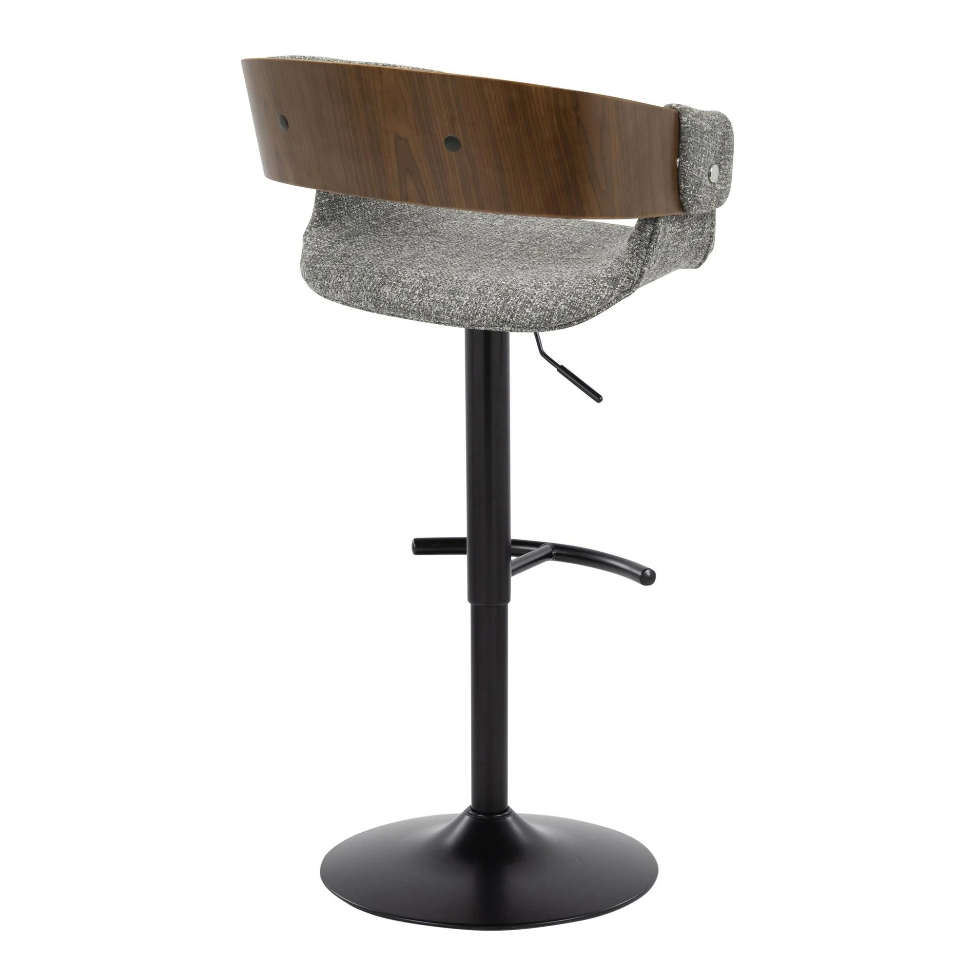 Elisa Adjustable Barstool - Set of 2 By LumiSource - BS-ELISAFB-RT2 BKWLCR2 - Image 18