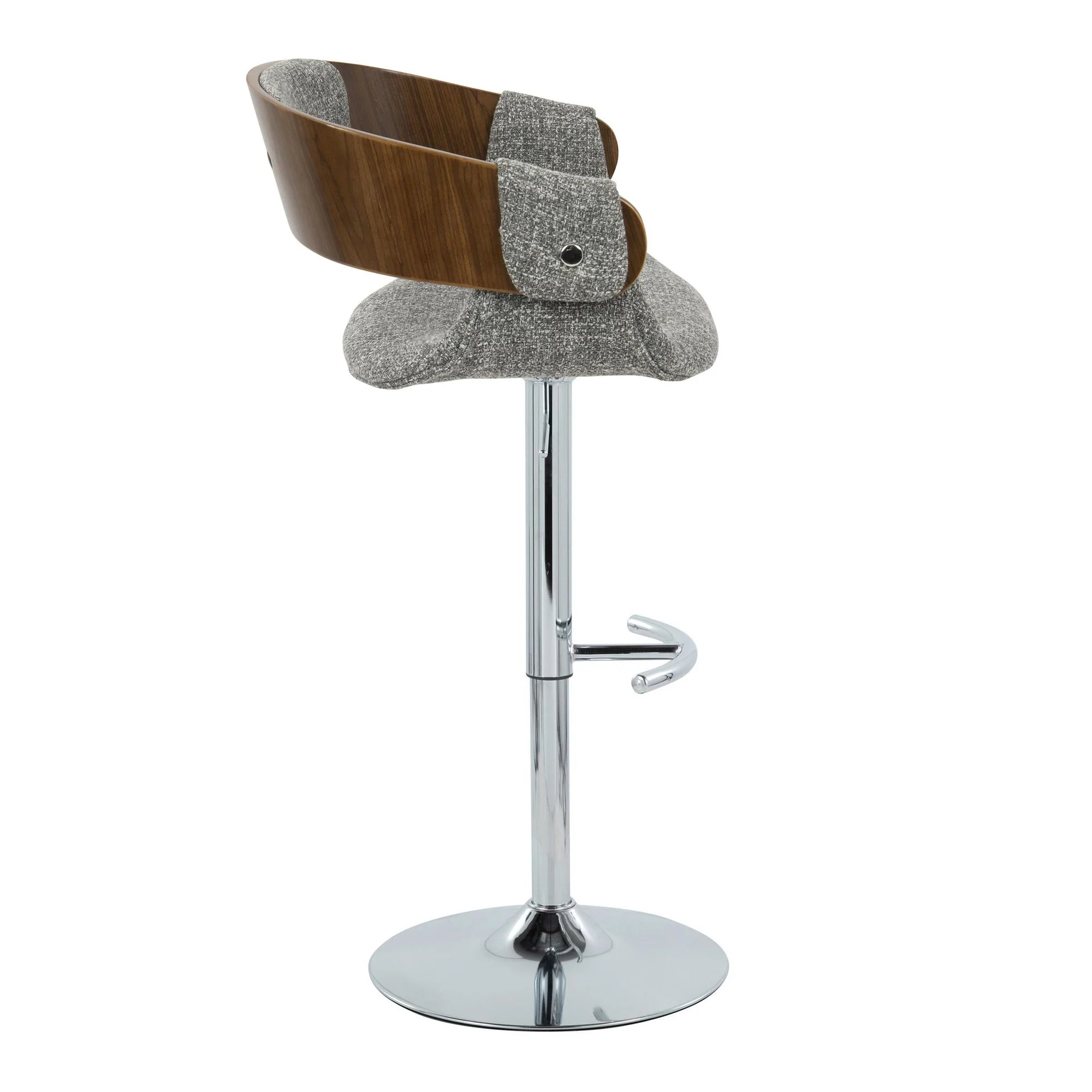 Elisa Adjustable Barstool - Set of 2 By LumiSource - BS-ELISAFB-RT2 CHRWLCR2 - Image 17