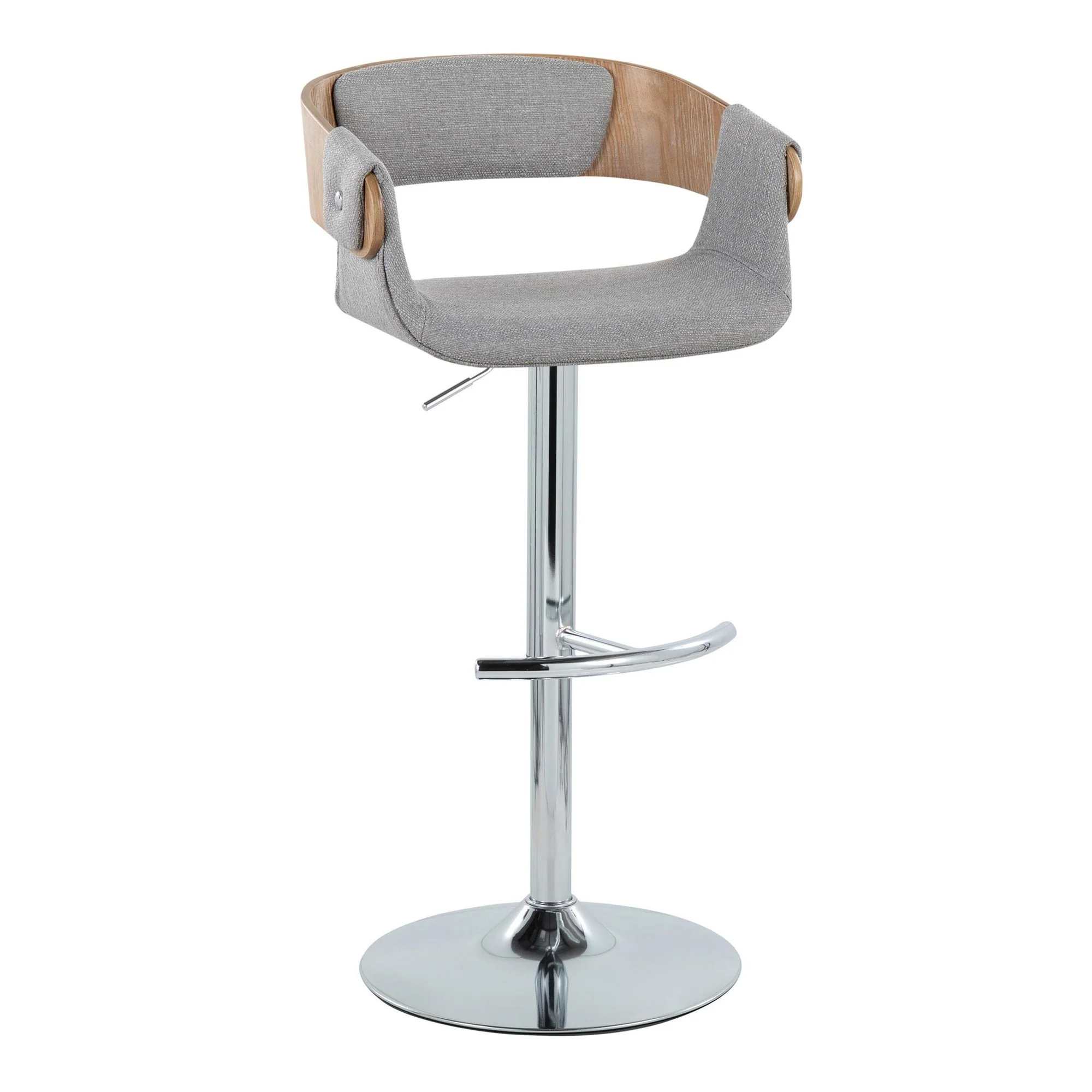 Elisa Adjustable Barstool - Set of 2 By LumiSource - BS-ELISAFB-RT2 CHRWLCR2 - Image 26