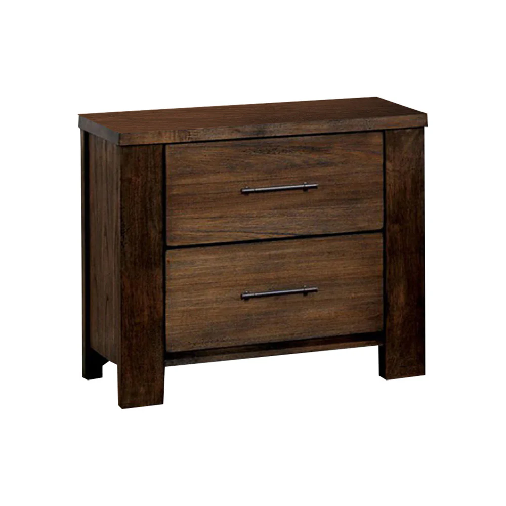 Elkton Transitional Night Stand In Oak Finish By Benzara - Image 2