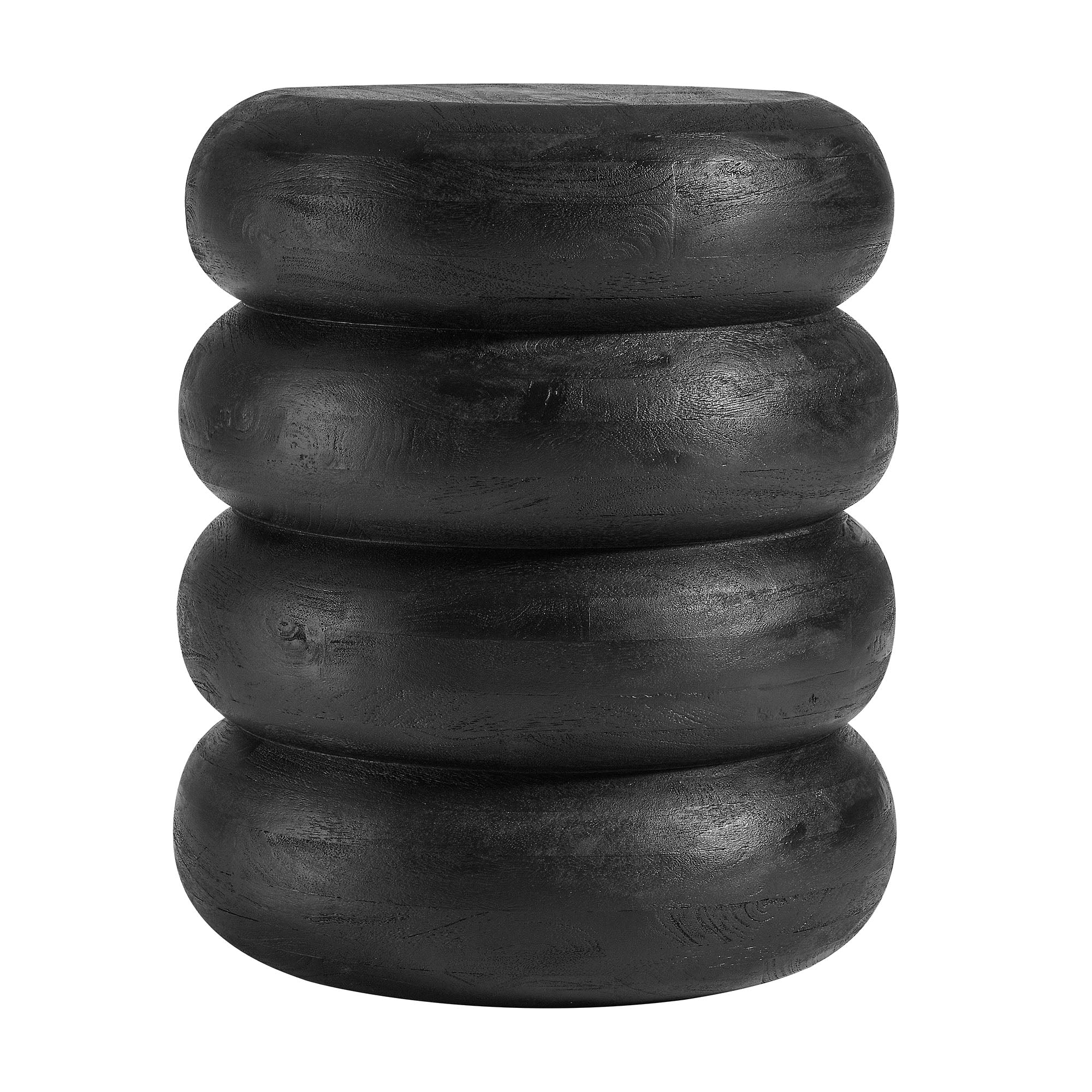 Ellery Round Stacked Wood Side Table by Modway - Image 2