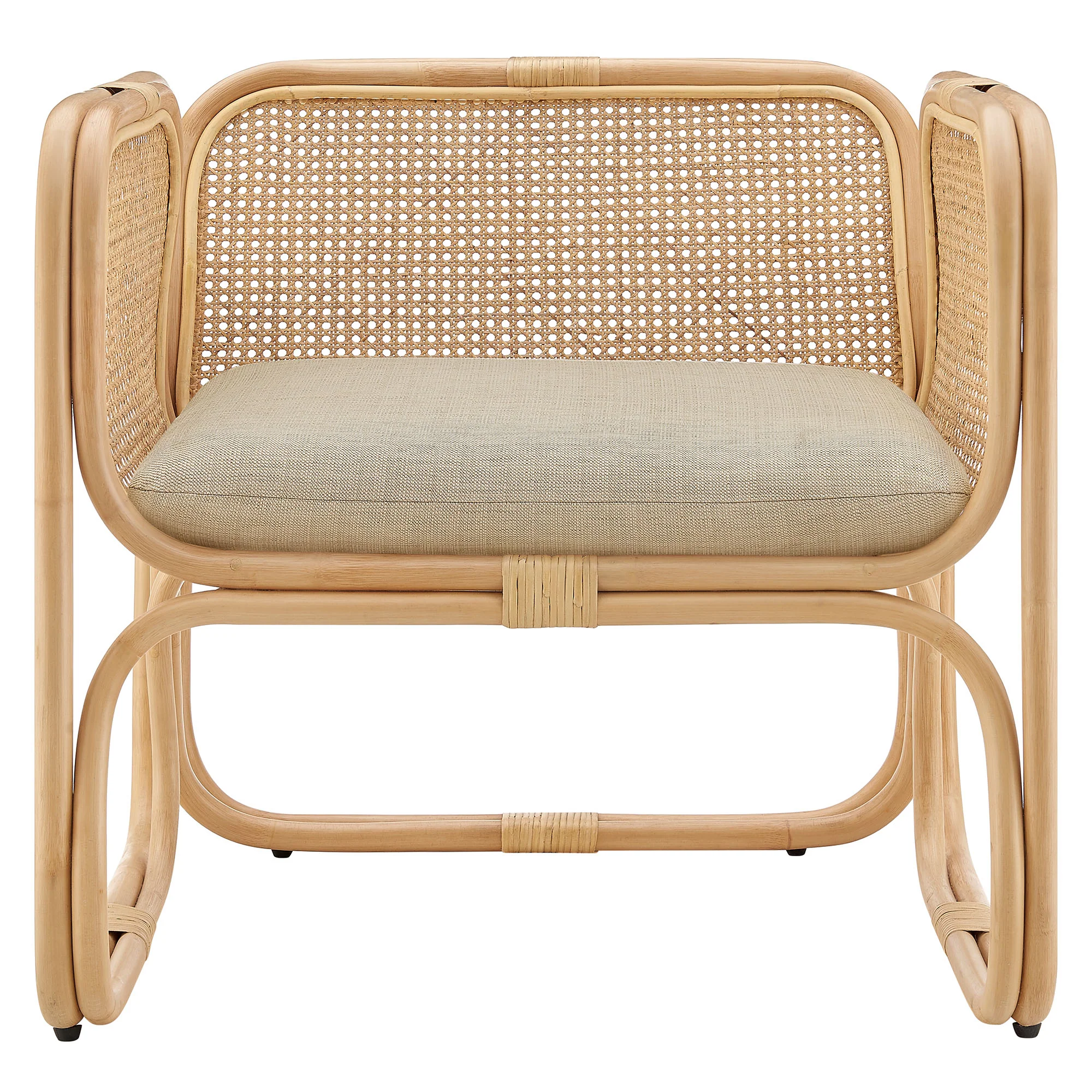 Ellis Natural Rattan Accent Armchair by Modway - Image 12