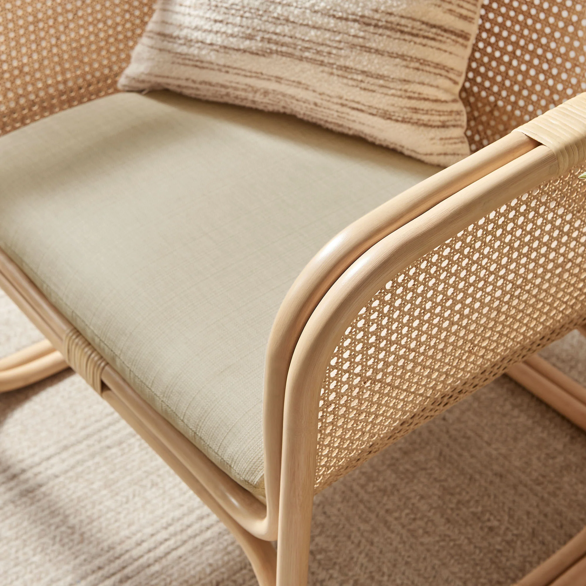 Ellis Natural Rattan Accent Armchair by Modway - Image 15