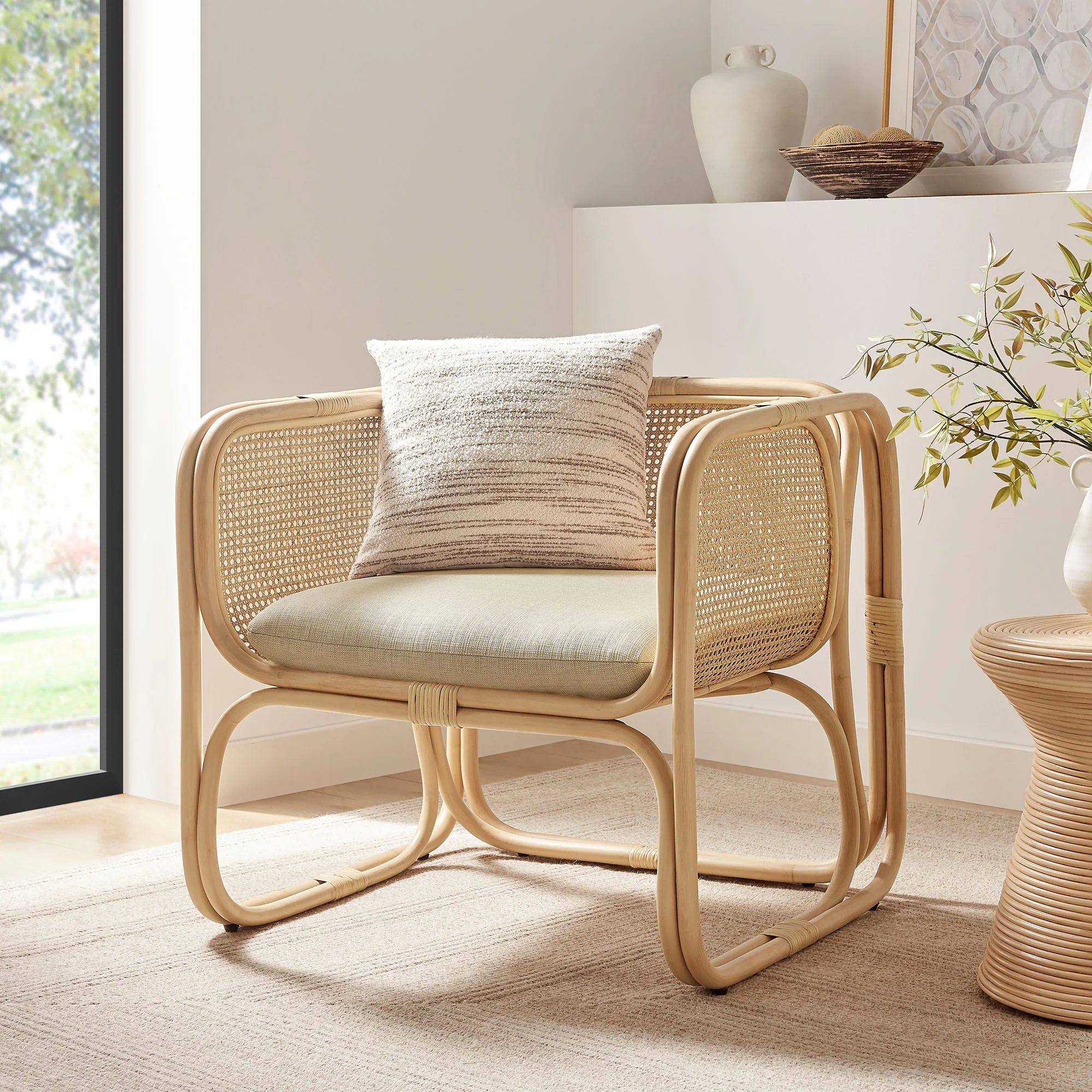 Ellis Natural Rattan Accent Armchair by Modway - Image 16