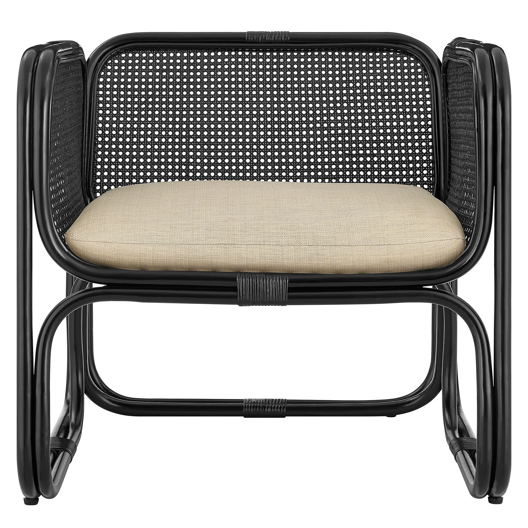 Ellis Natural Rattan Accent Armchair by Modway - Image 4