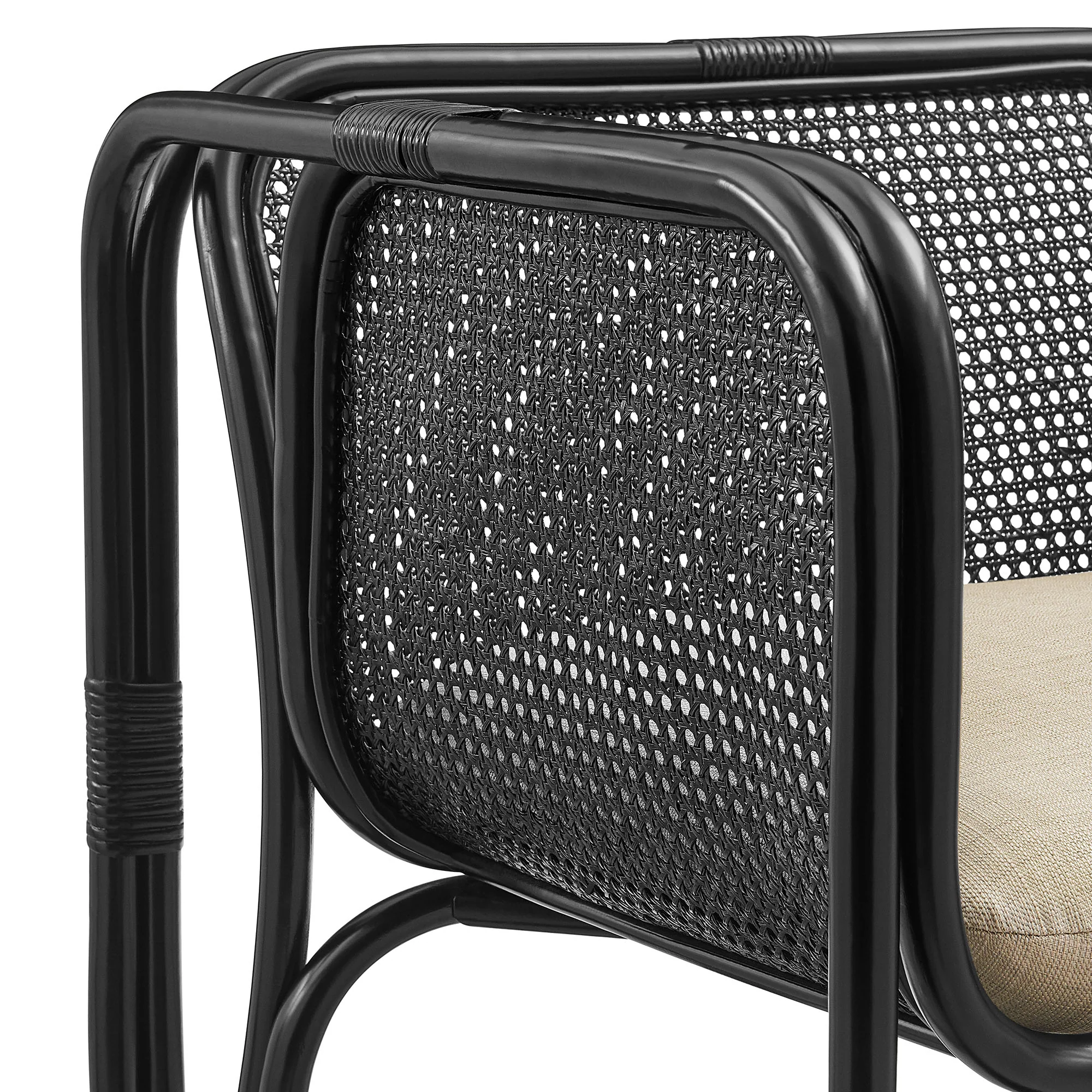 Ellis Natural Rattan Accent Armchair by Modway - Image 6