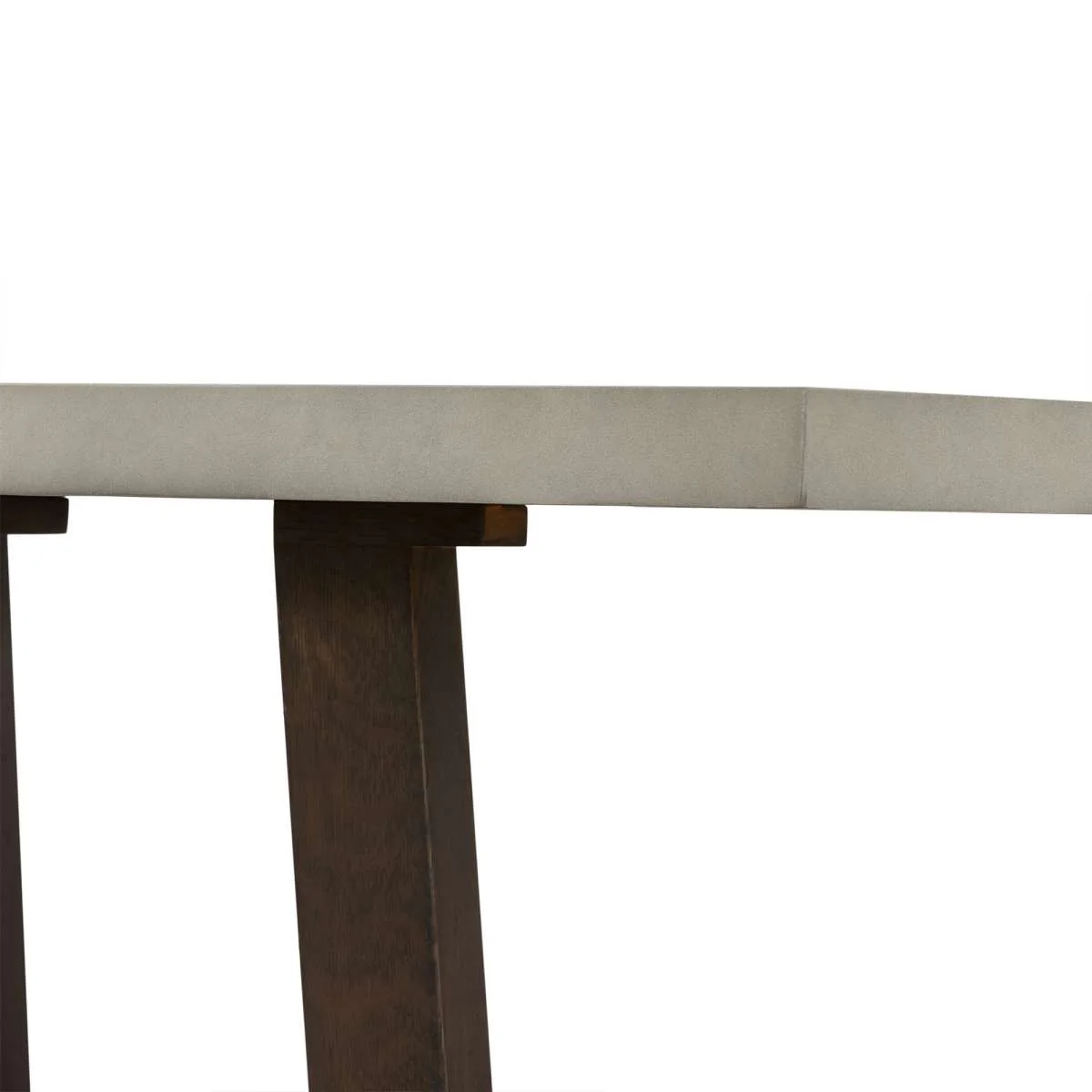 Elodie Gray Concrete and Dark Gray Oak Rectangle Console Table By Armen Living - Image 5