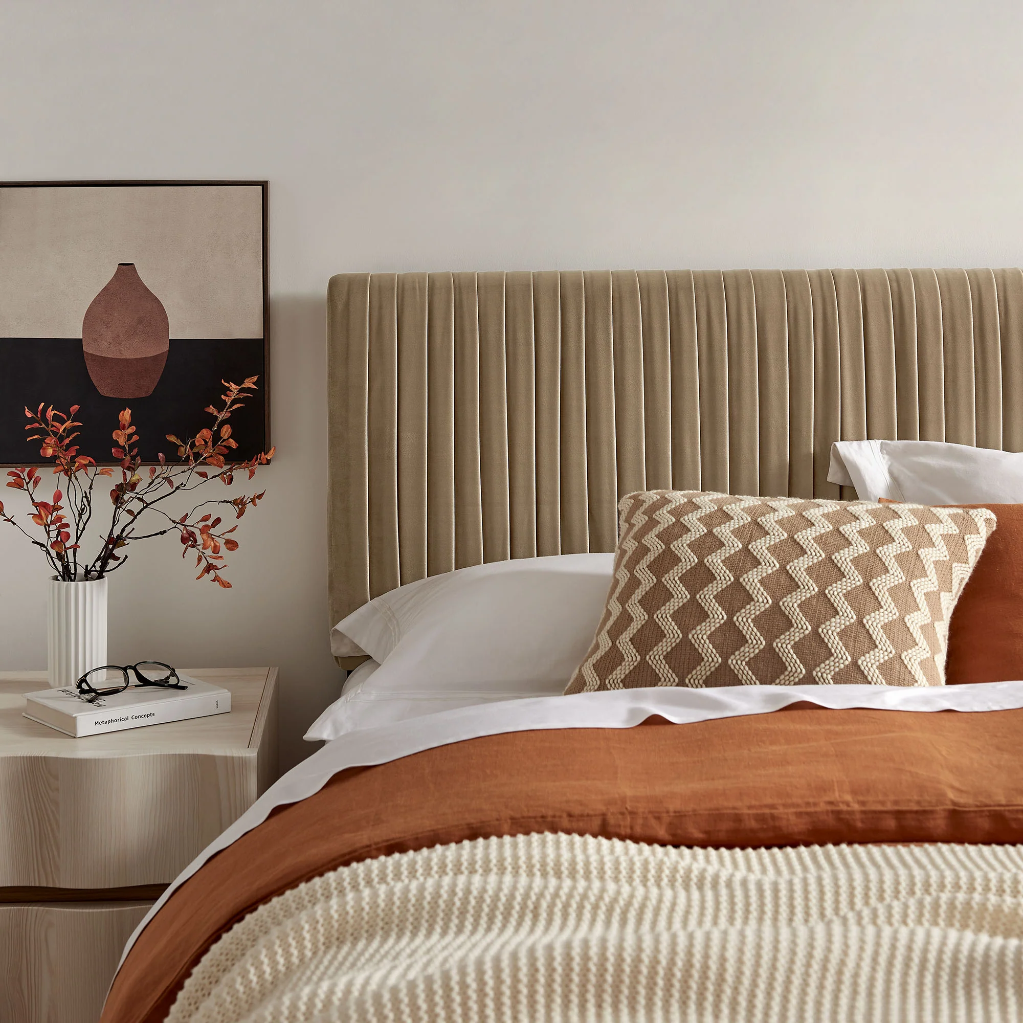 Eloise Stain-Resistant Performance Velvet Full Headboard by Modway - Image 21