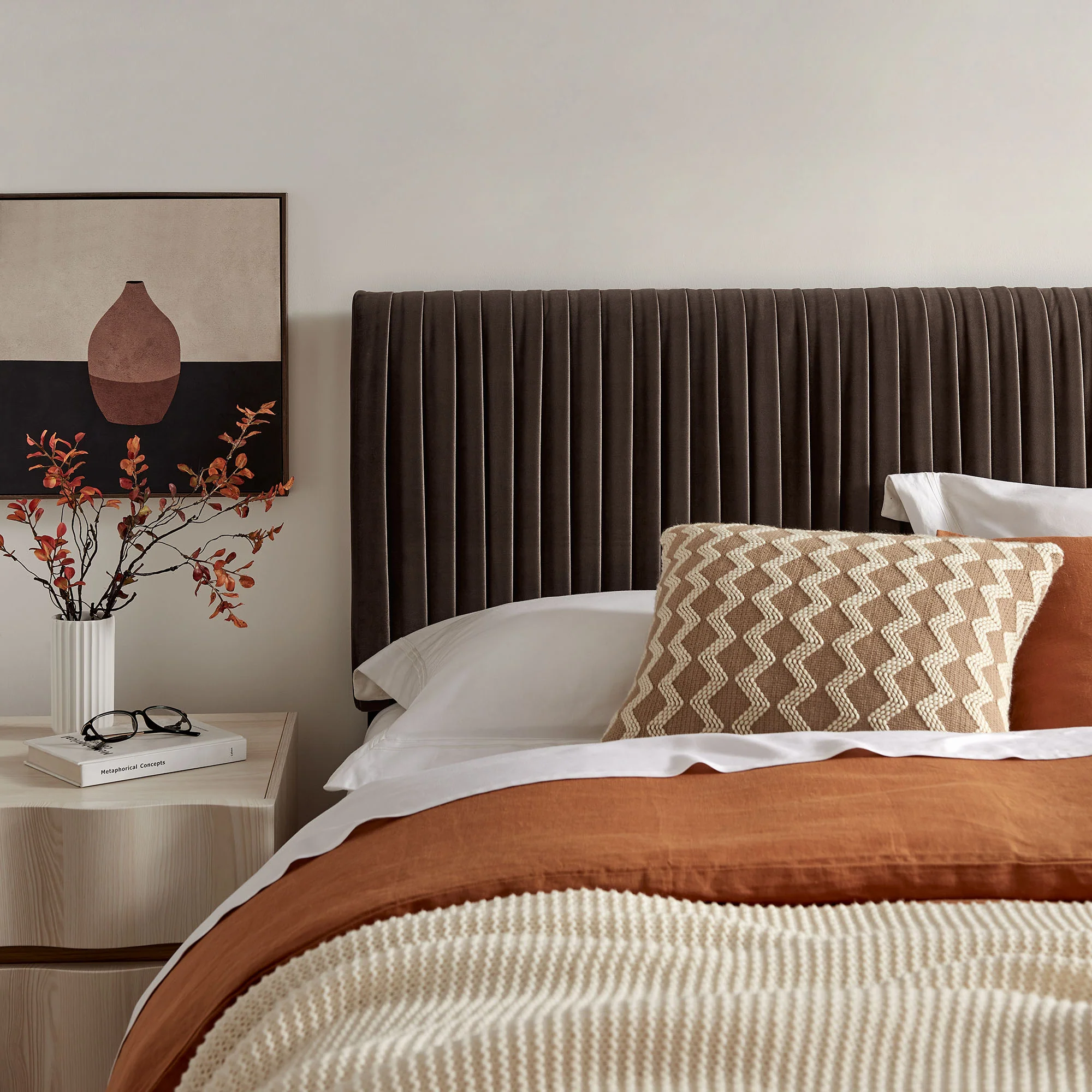 Eloise Stain-Resistant Performance Velvet King Headboard by Modway - Image 5