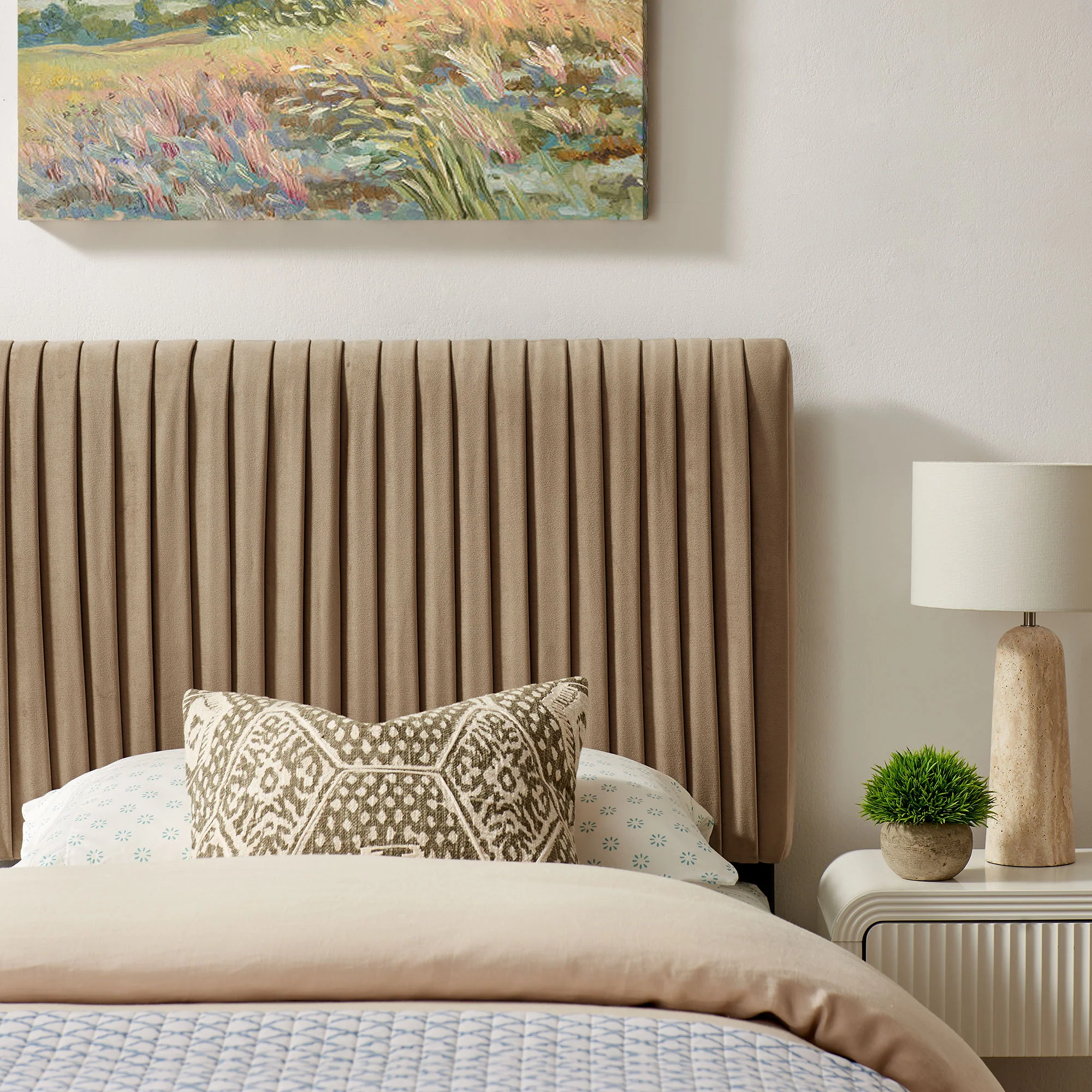 Eloise Stain-Resistant Performance Velvet Twin Headboard by Modway - Image 21