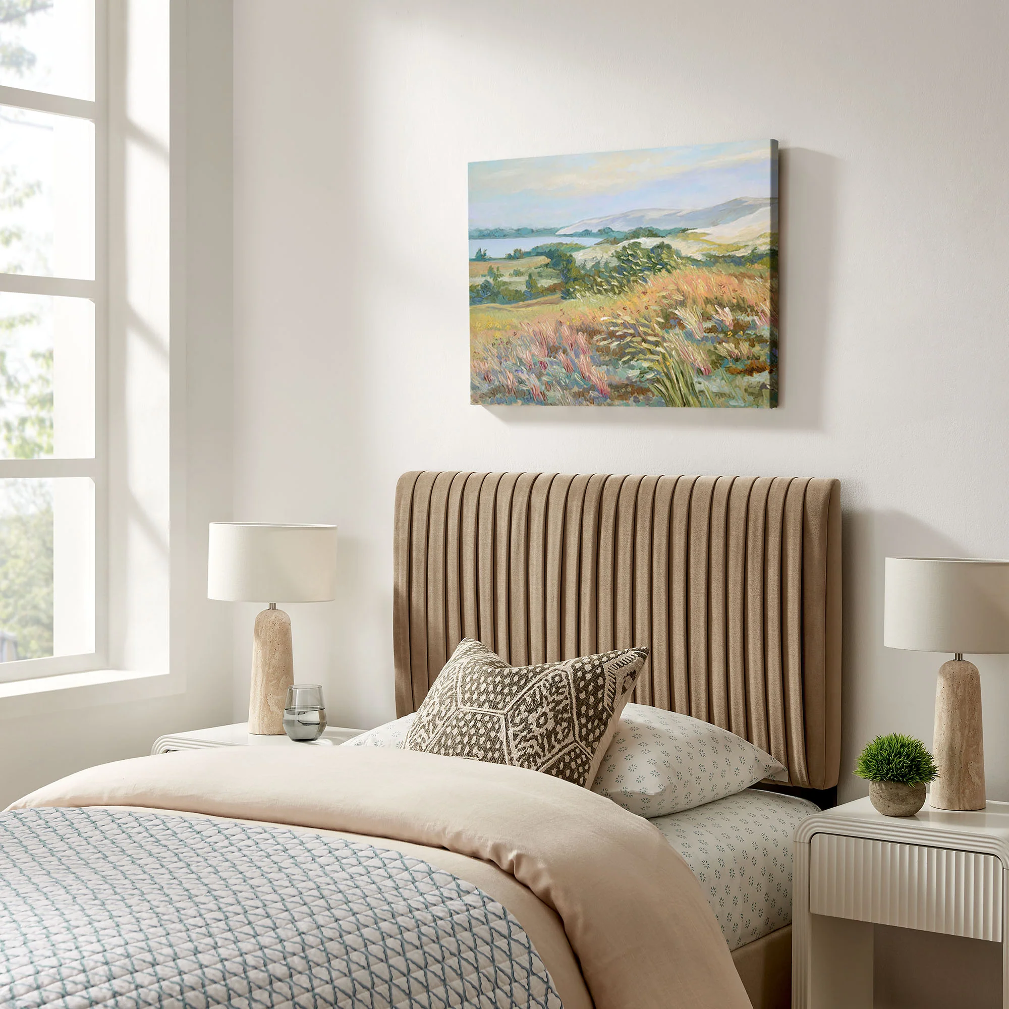 Eloise Stain-Resistant Performance Velvet Twin Headboard by Modway - Image 22