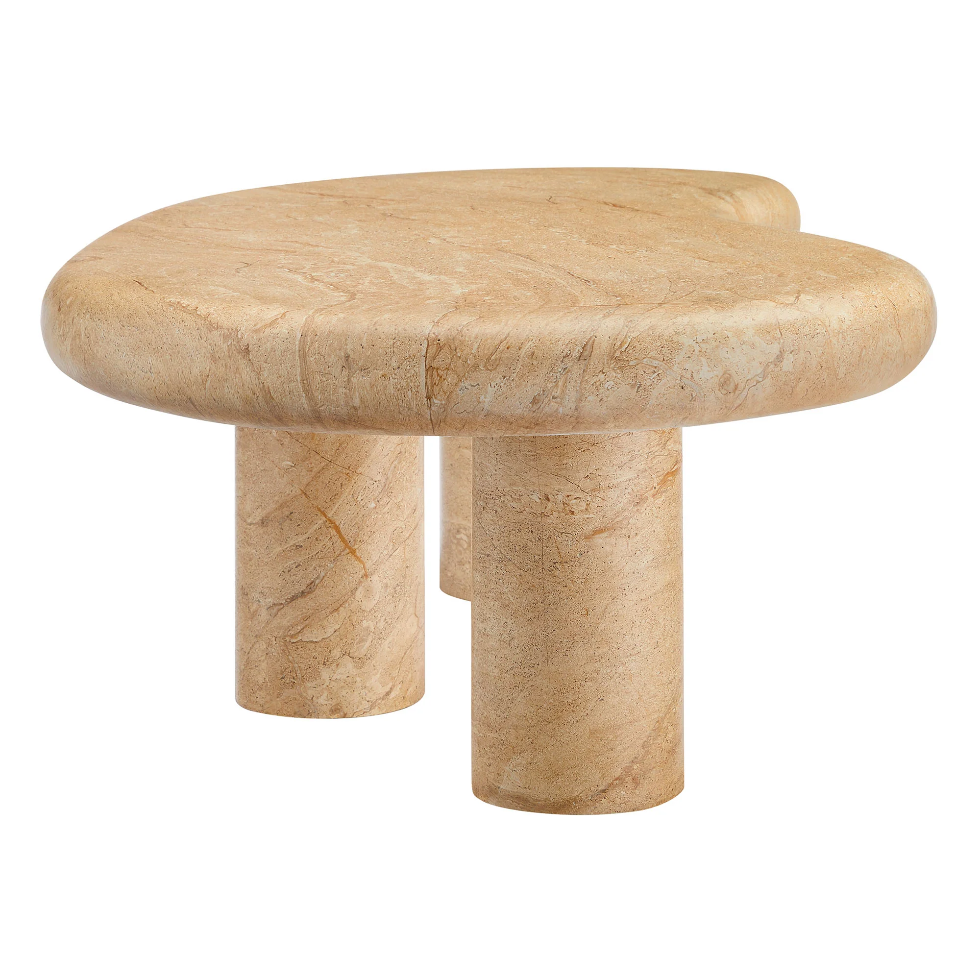 Elowen Indoor - Outdoor Patio Textured Faux Travertine Coffee Table by Modway - Image 5