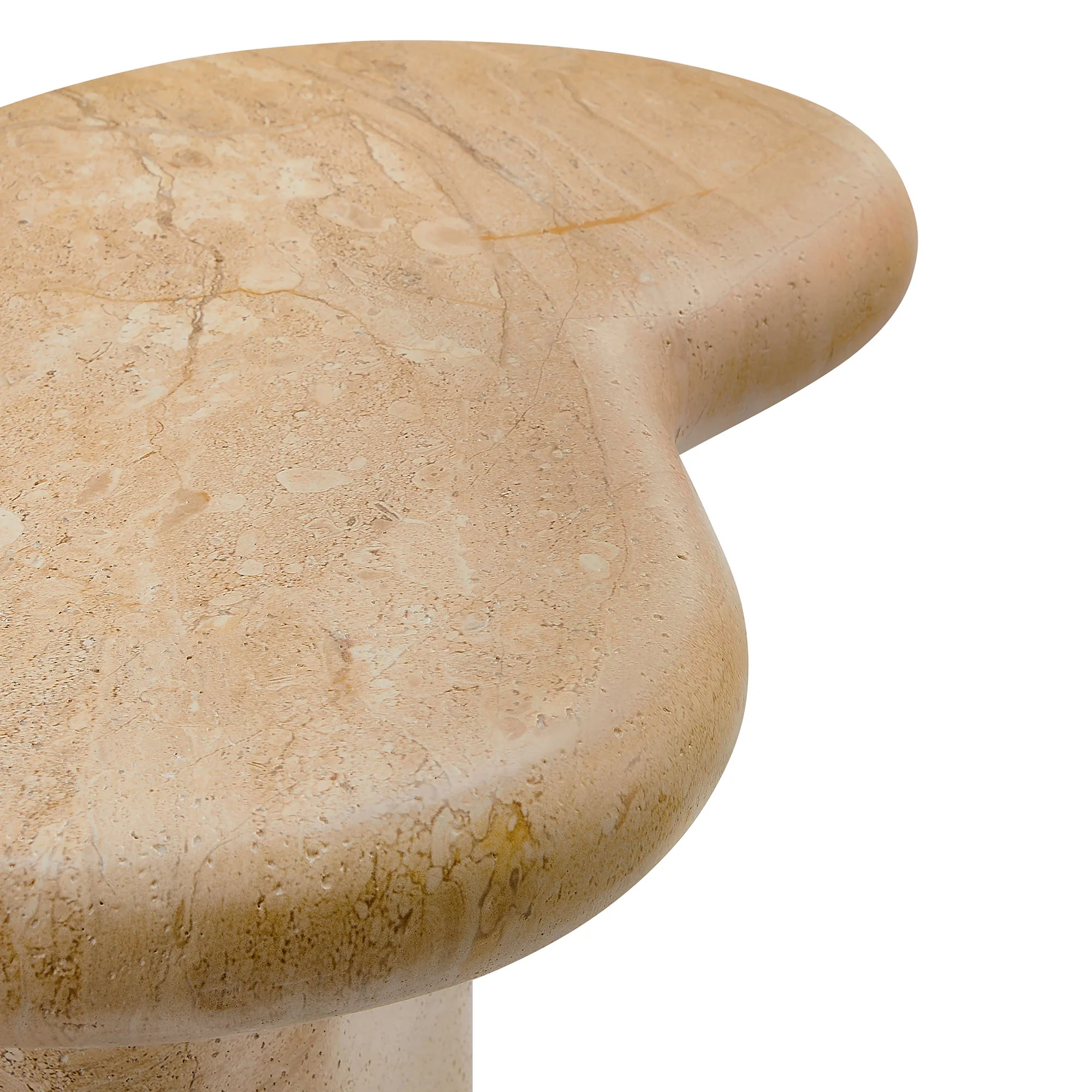 Elowen Indoor - Outdoor Patio Textured Faux Travertine Side Table by Modway - Image 8