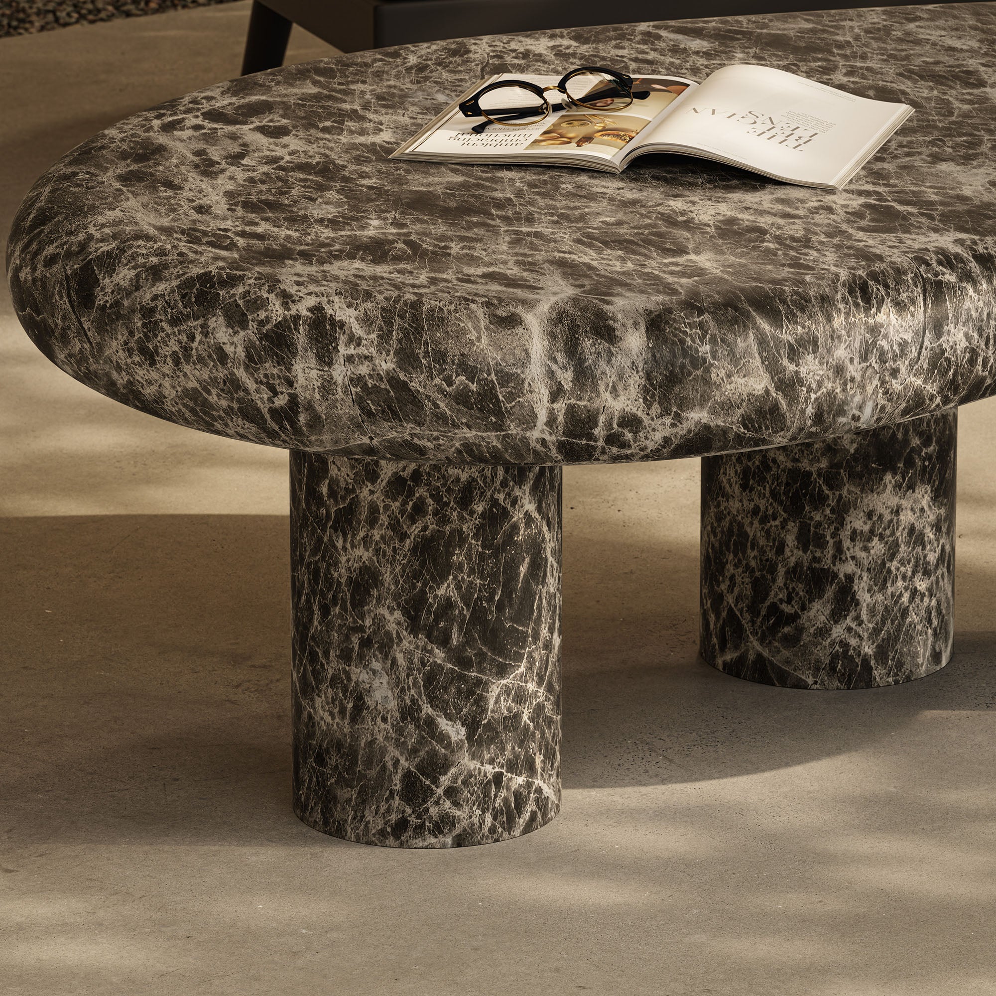 Elowen Outdoor Patio Faux Marble Coffee Table by Modway - Image 10