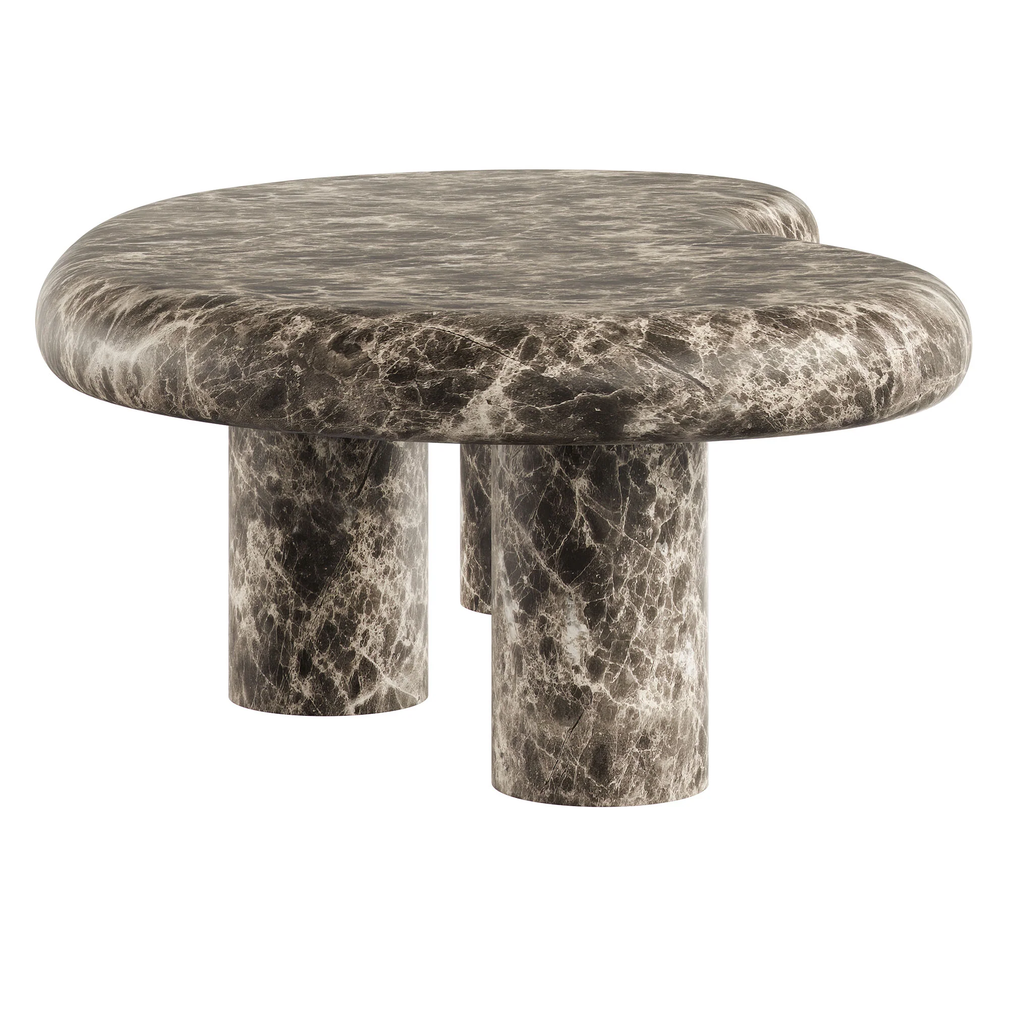 Elowen Outdoor Patio Faux Marble Coffee Table by Modway - Image 3