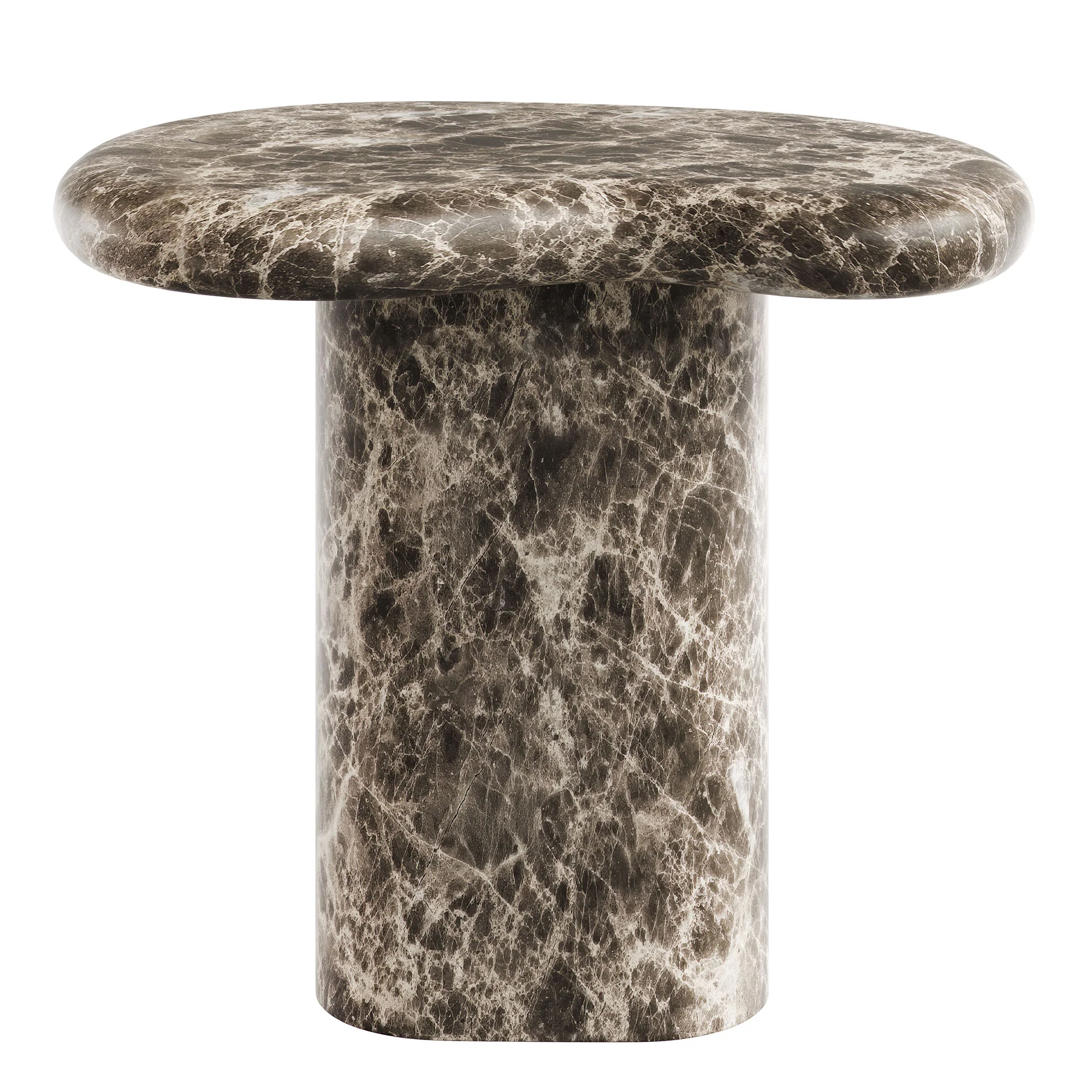 Elowen Outdoor Patio Faux Marble Side Table by Modway - Image 5