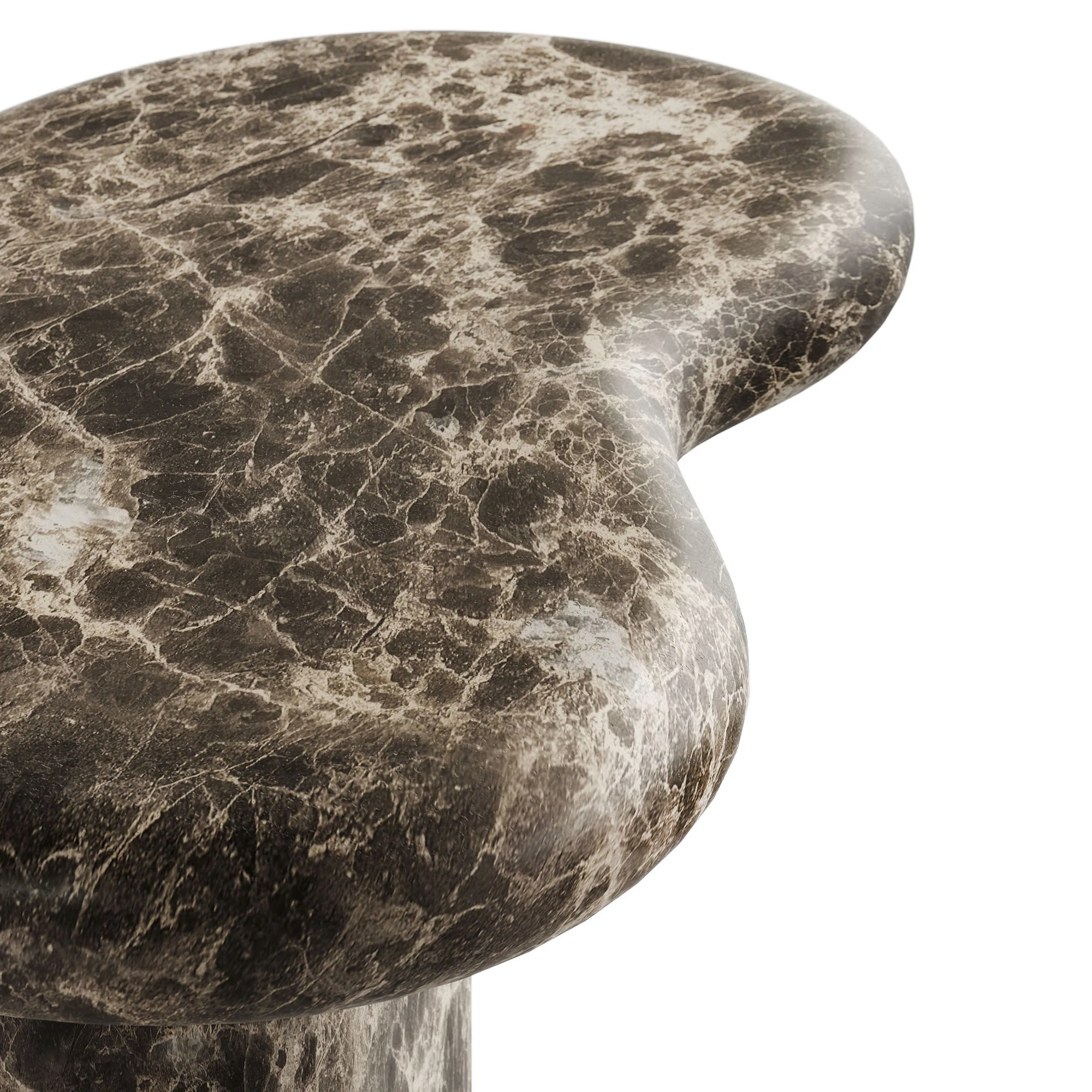 Elowen Outdoor Patio Faux Marble Side Table by Modway - Image 7