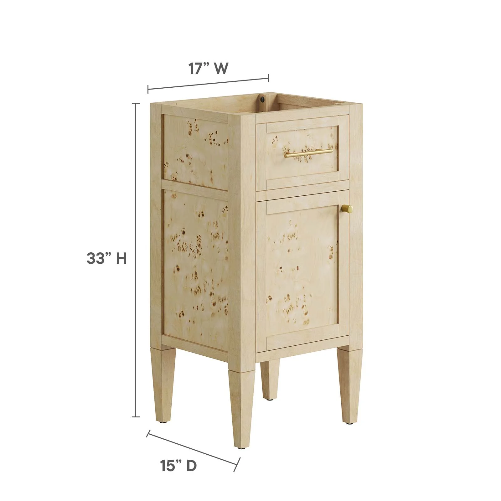 Elysian 18" Wood Bathroom Vanity Cabinet (Sink Basin Not Included) By Modway - EEI-6136 - Image 17