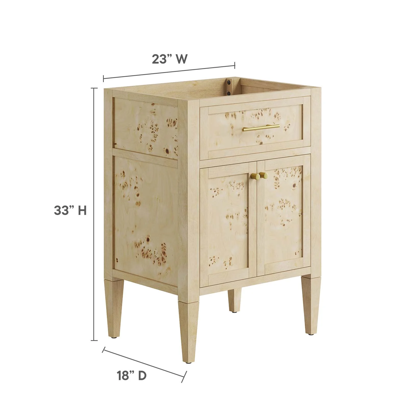 Elysian 24" Wood Bathroom Vanity Cabinet (Sink Basin Not Included) By Modway - EEI-6137 - Image 17