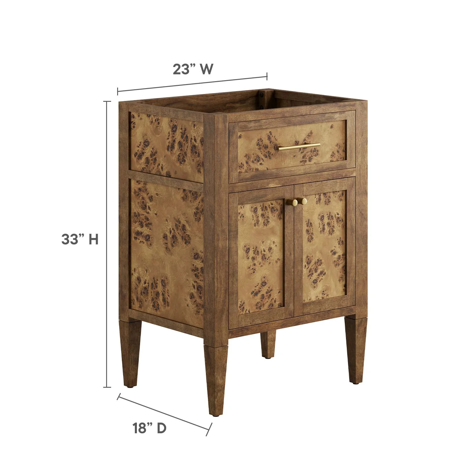 Elysian 24" Wood Bathroom Vanity Cabinet (Sink Basin Not Included) By Modway - EEI-6137 - Image 8