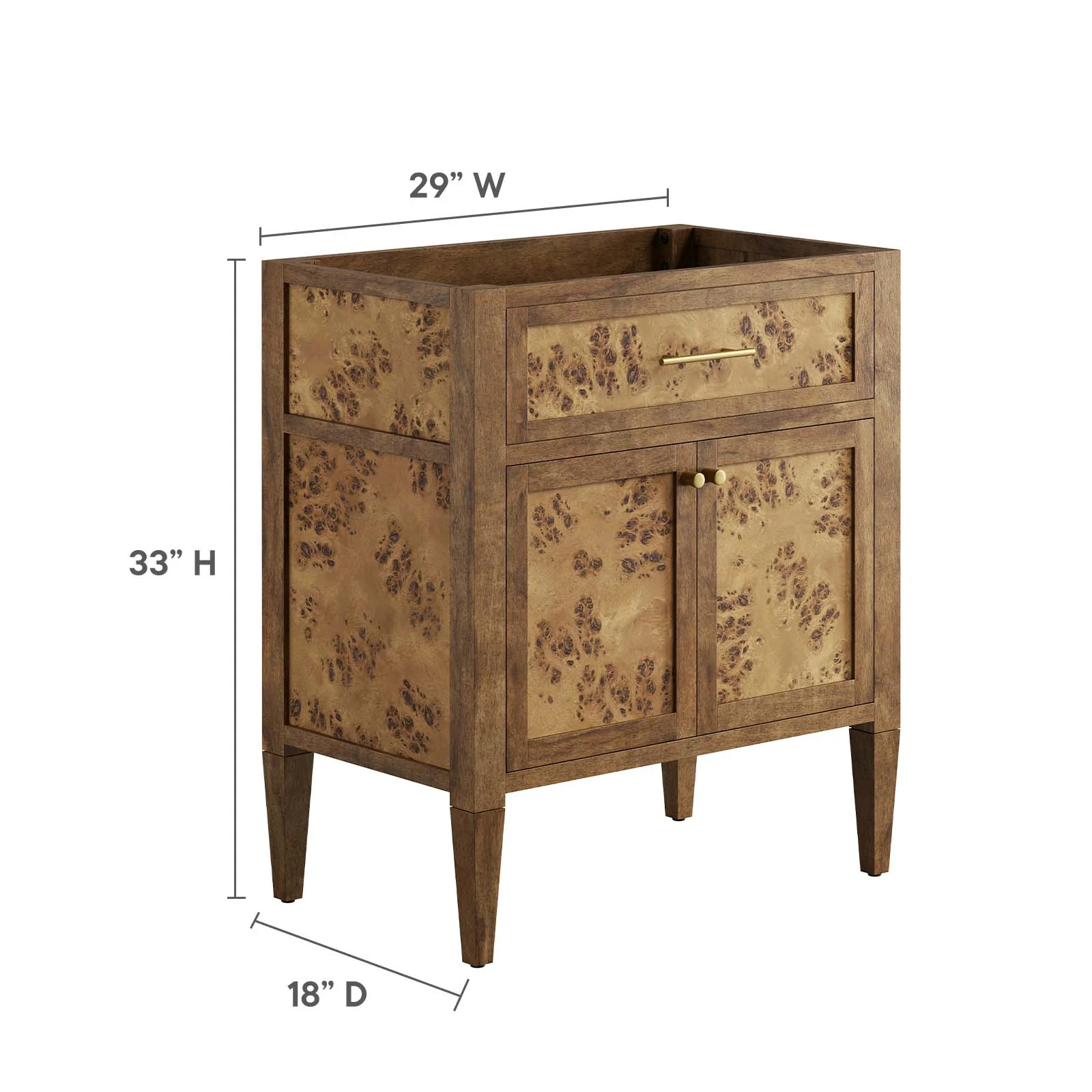 Elysian 30" Bathroom Vanity Cabinet (Sink Basin Not Included) By Modway - EEI-6138 - Image 8