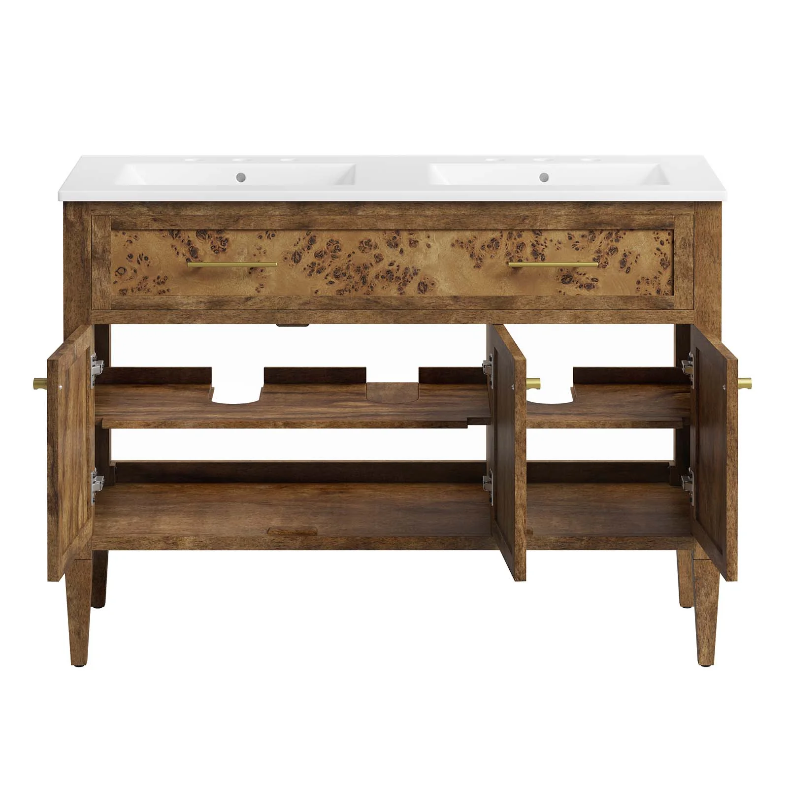 Elysian 48" Wood Double Sink Bathroom Vanity By Modway - EEI-6456 - Image 3