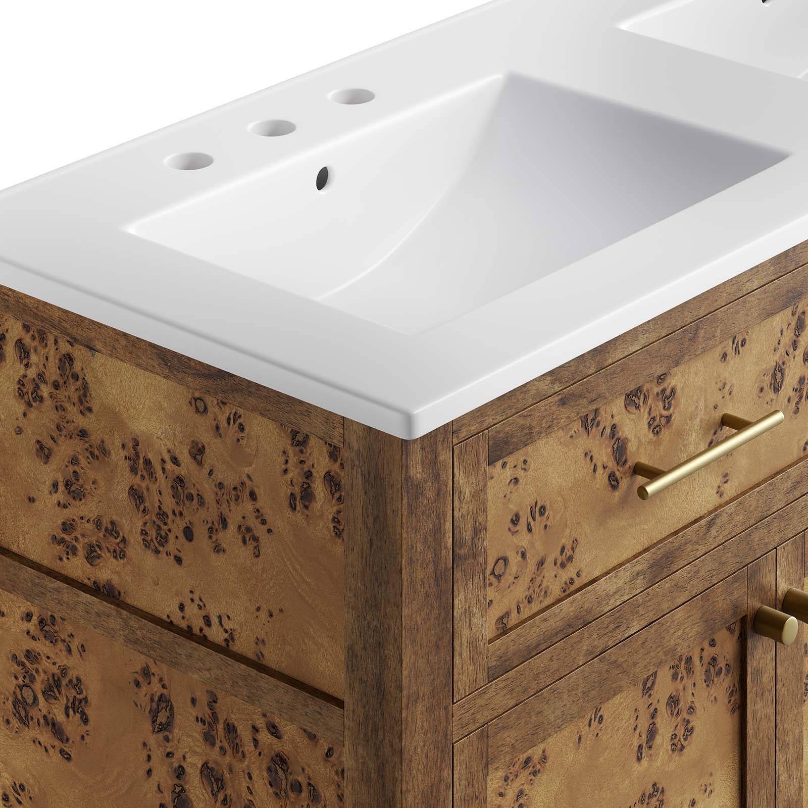 Elysian 48" Wood Double Sink Bathroom Vanity By Modway - EEI-6456 - Image 4