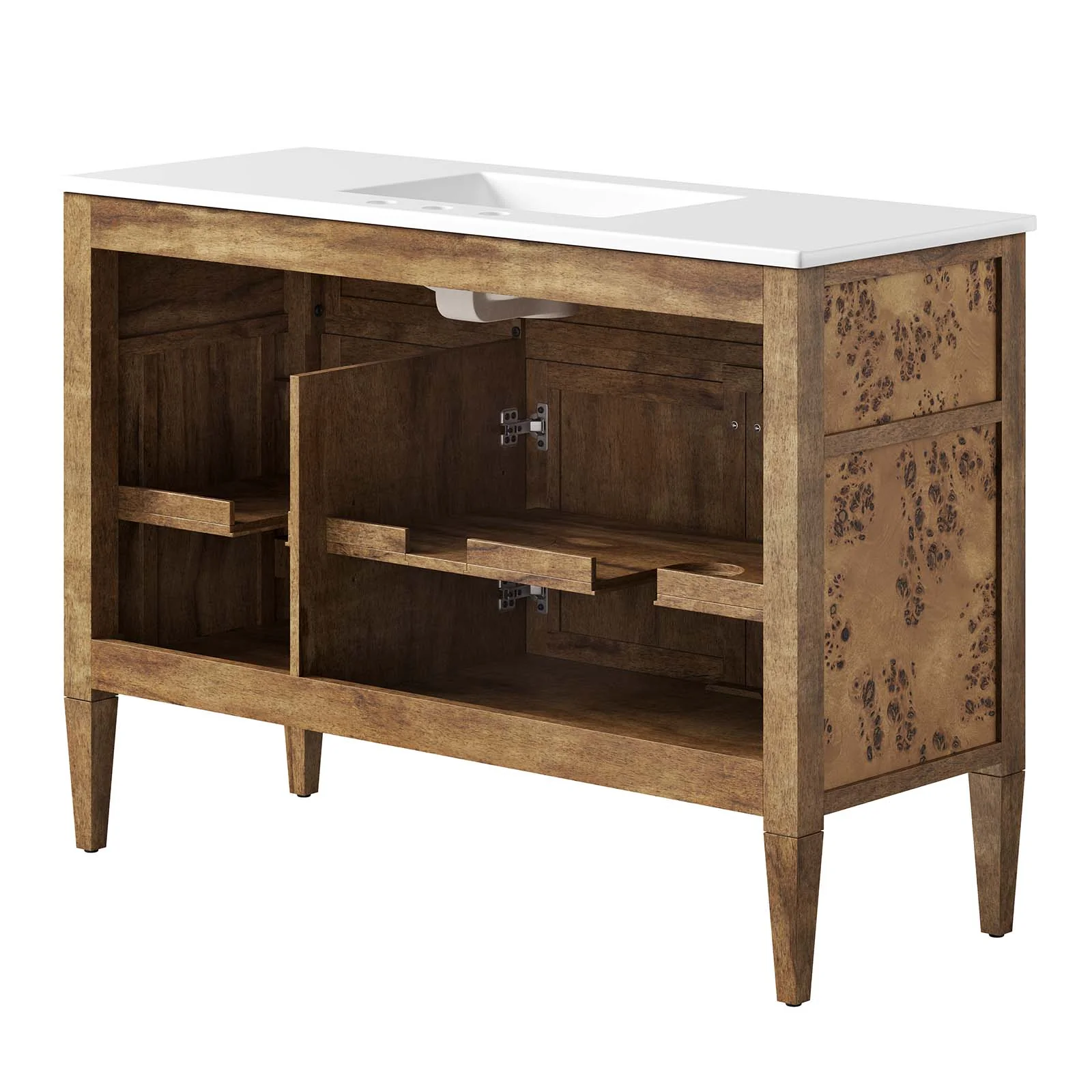 Elysian 48" Wood Double Sink Bathroom Vanity By Modway - EEI-6456 - Image 8