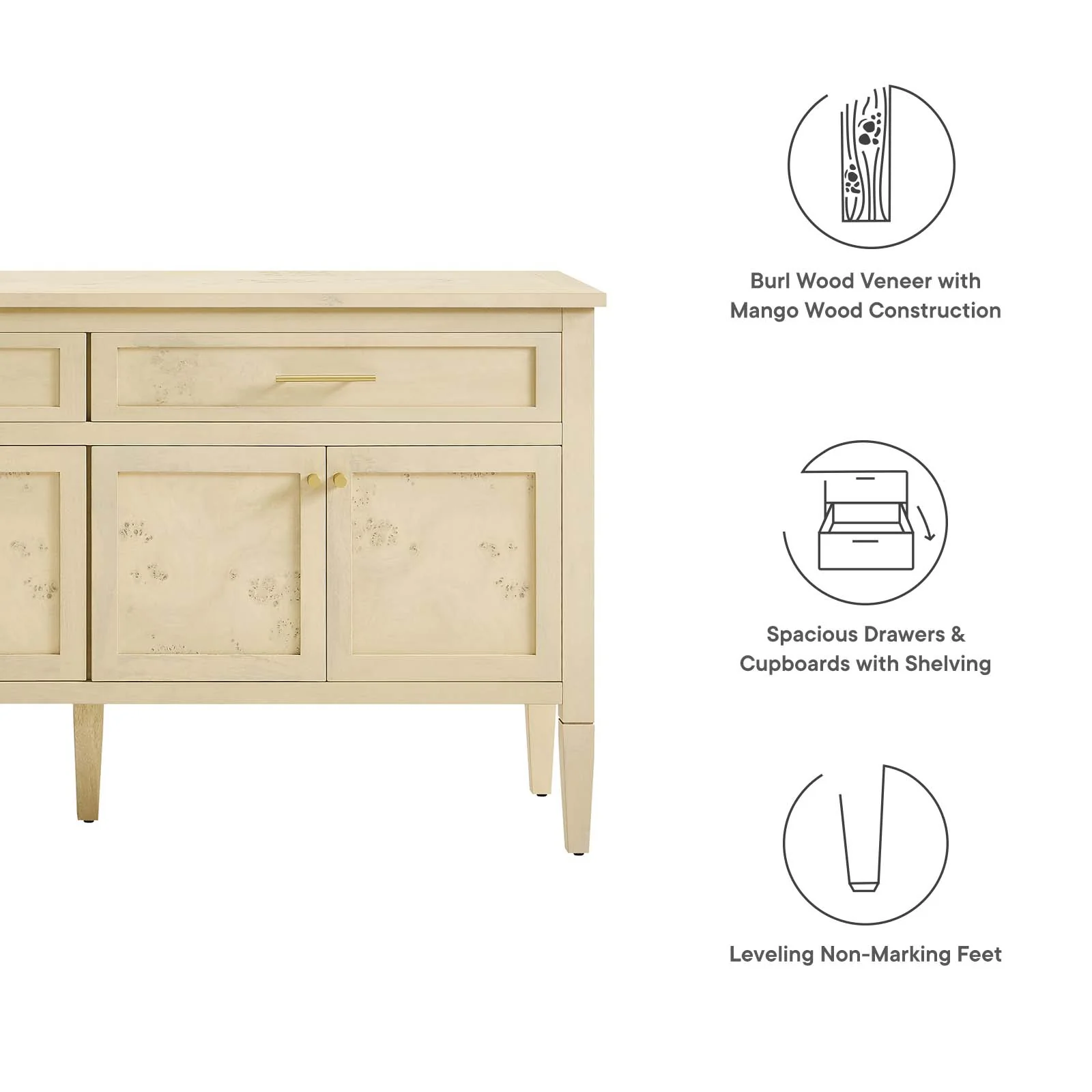 Elysian 62" Wood Sideboard By Modway - EEI-6794 - Image 19