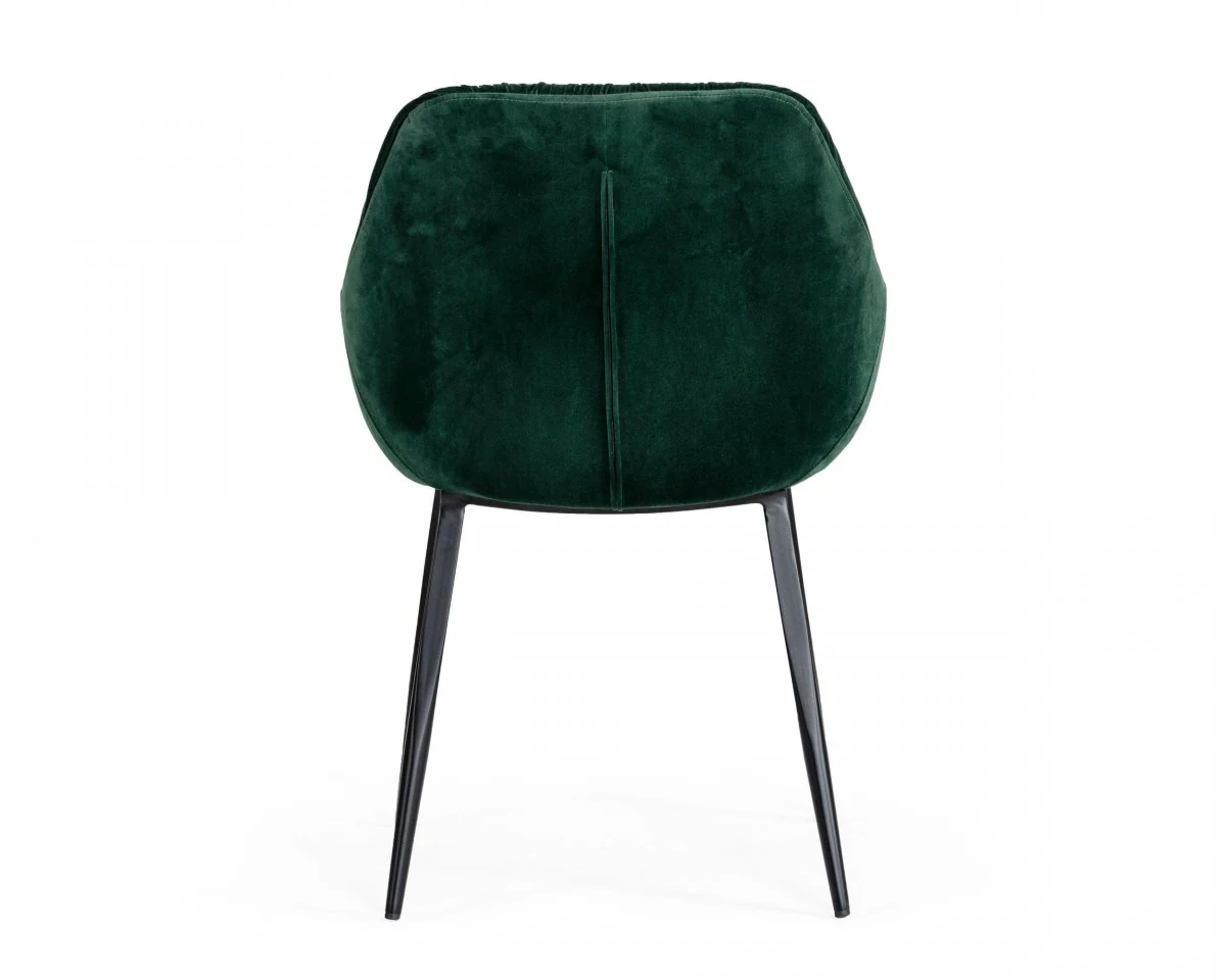 Emerald Slouchy Velvet Modern Dining Chair By Homeroots - Image 4