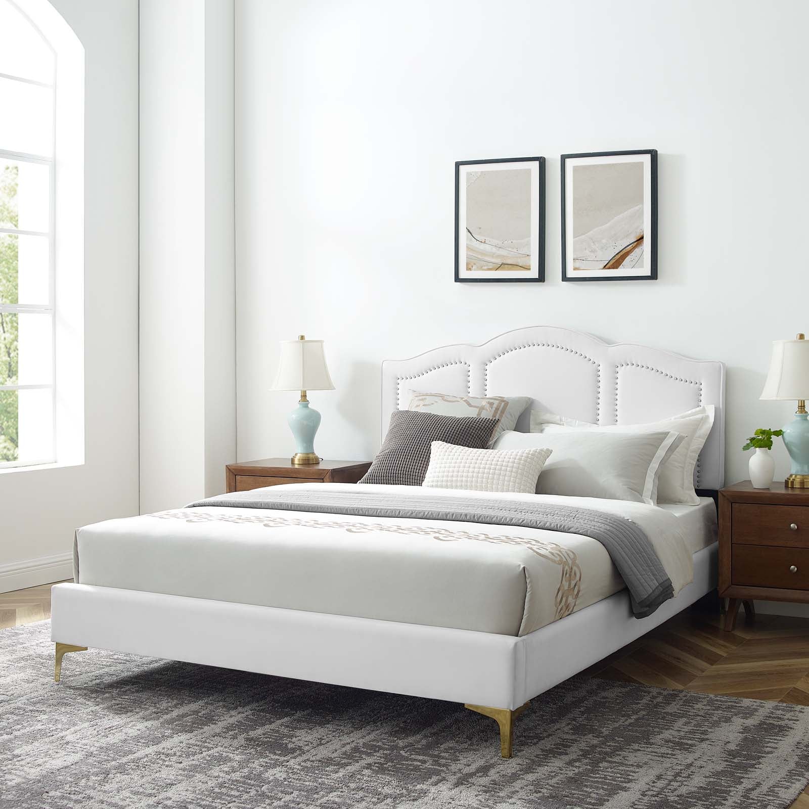 Emerson Performance Velvet King Platform Bed By Modway - MOD-6859 - Image 91
